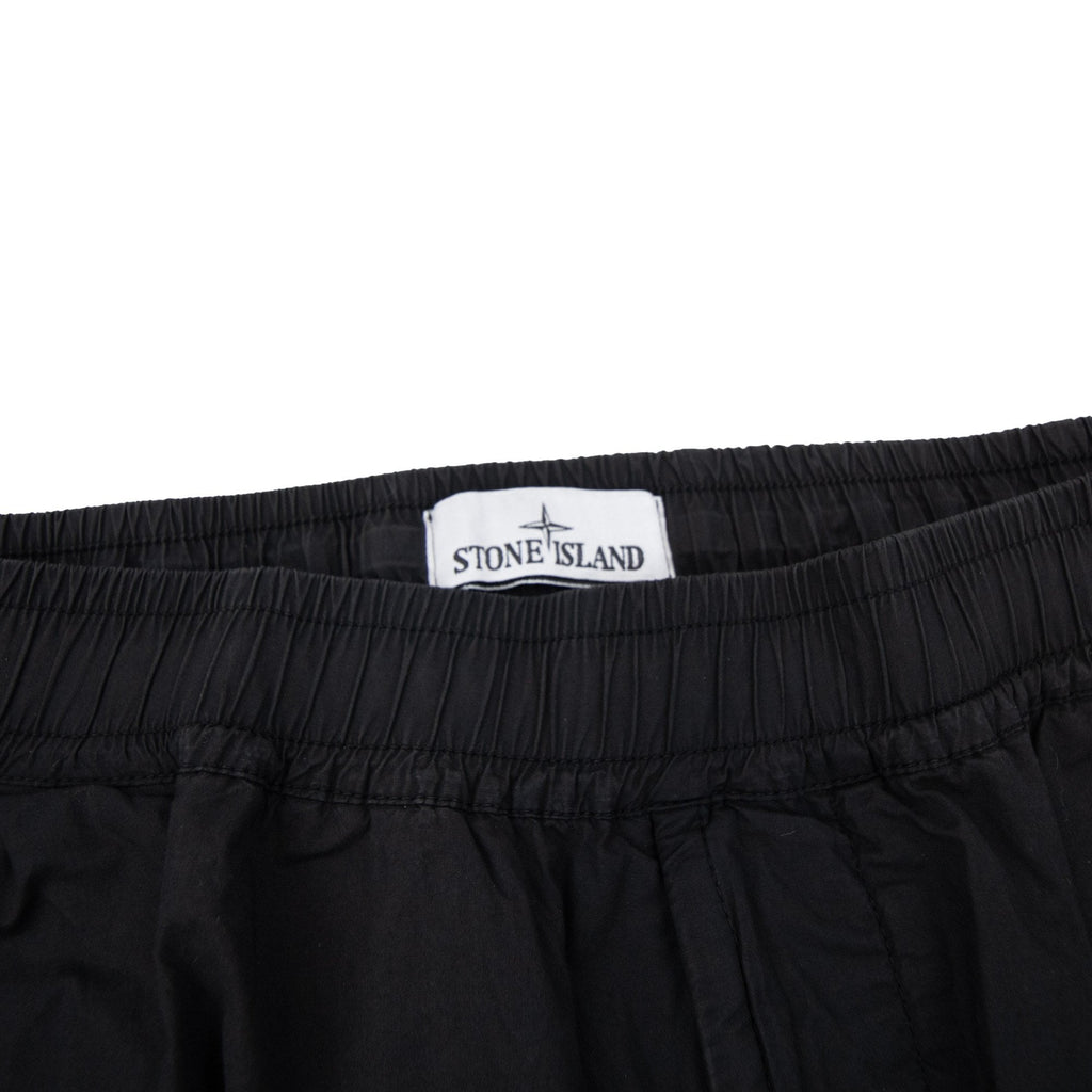 Stone Island 3100031 Supima Twill Stretch Cargo Trouser Black V0029