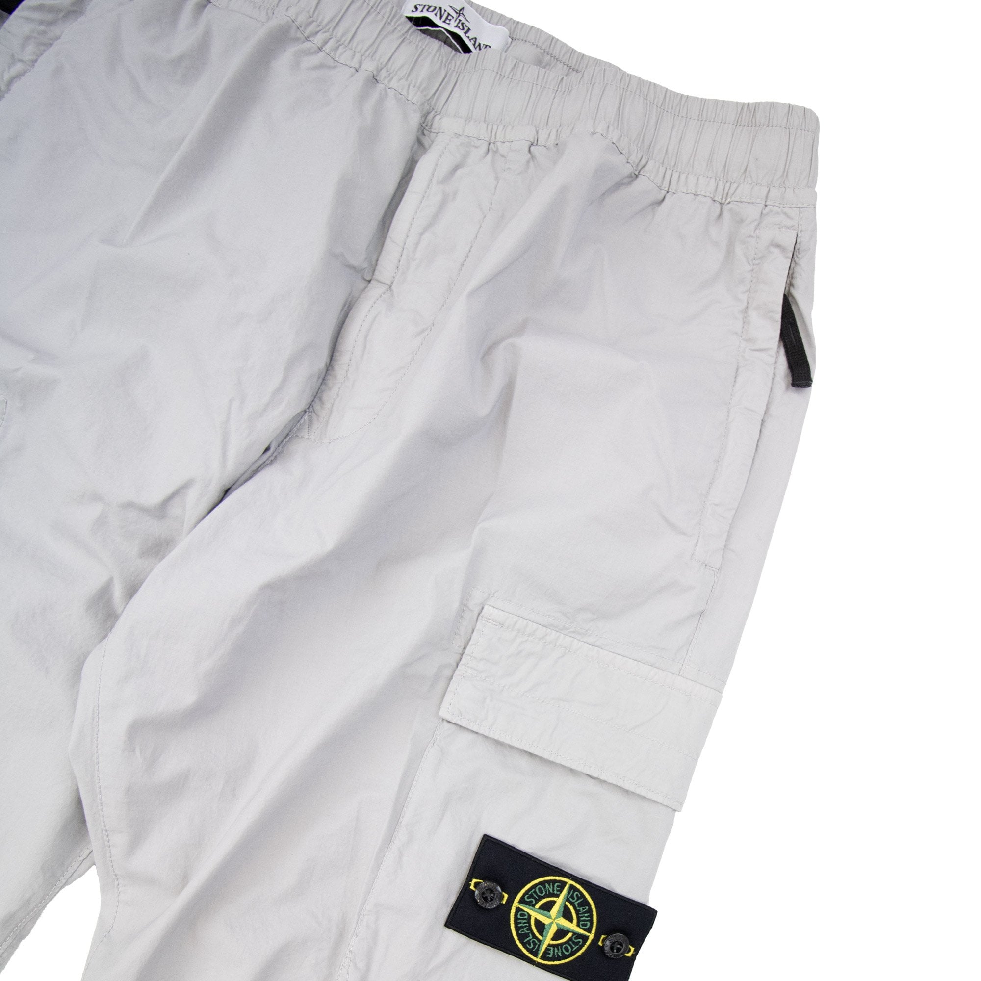 Stone Island 3100031 Supima Twill Stretch Cargo Trouser Pearl Grey V0061