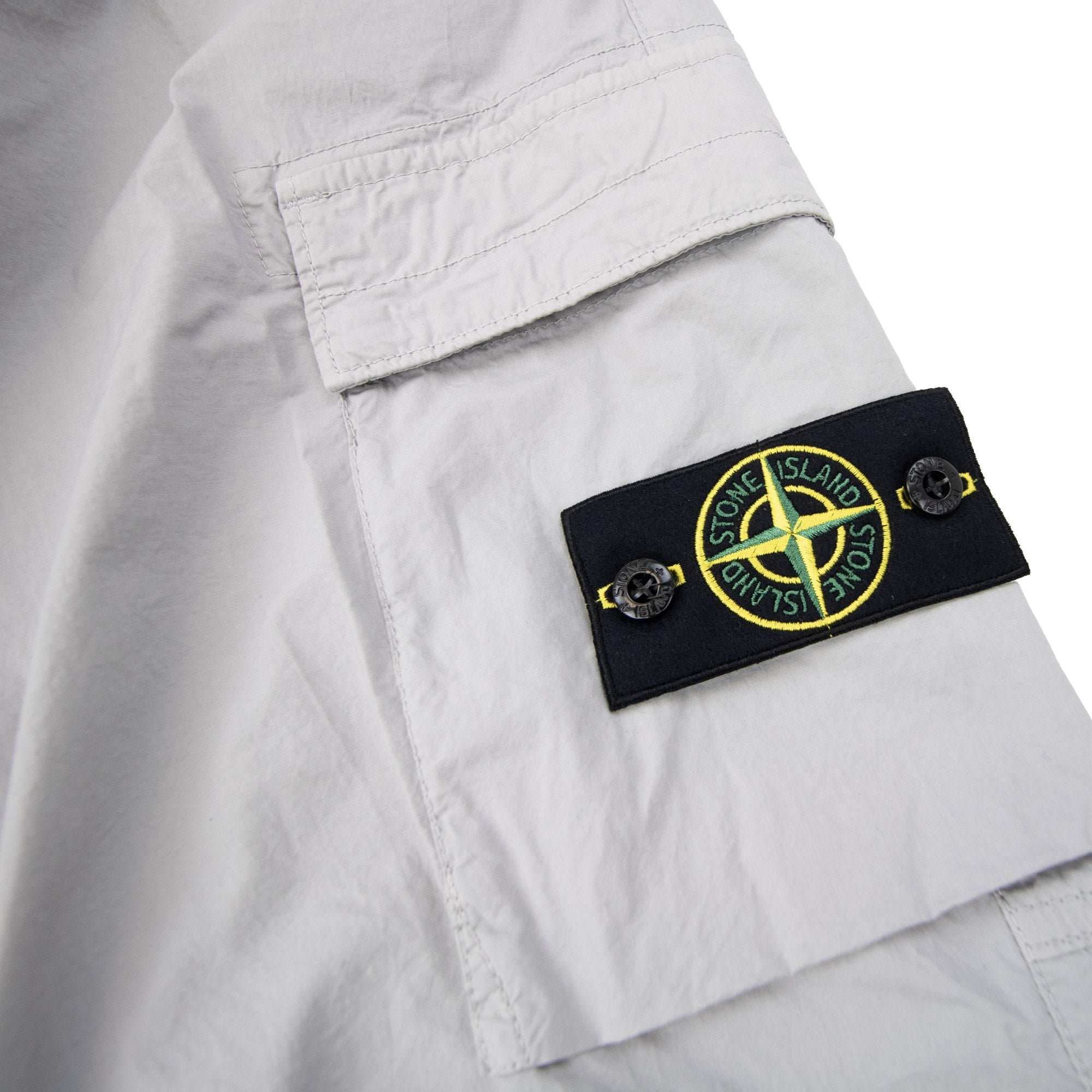 Stone Island 3100031 Supima Twill Stretch Cargo Trouser Pearl Grey V0061