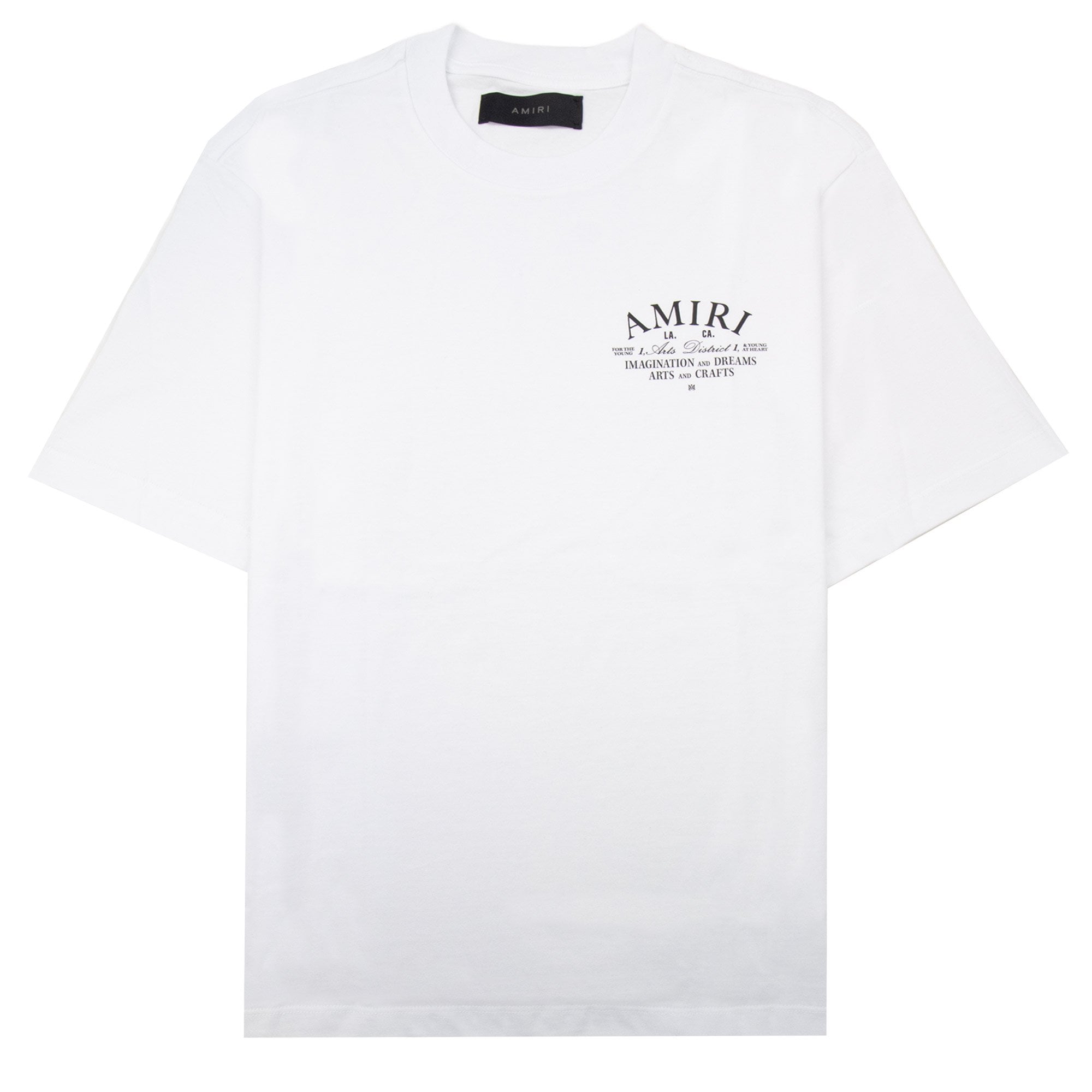Amiri Arts District T Shirt White 100