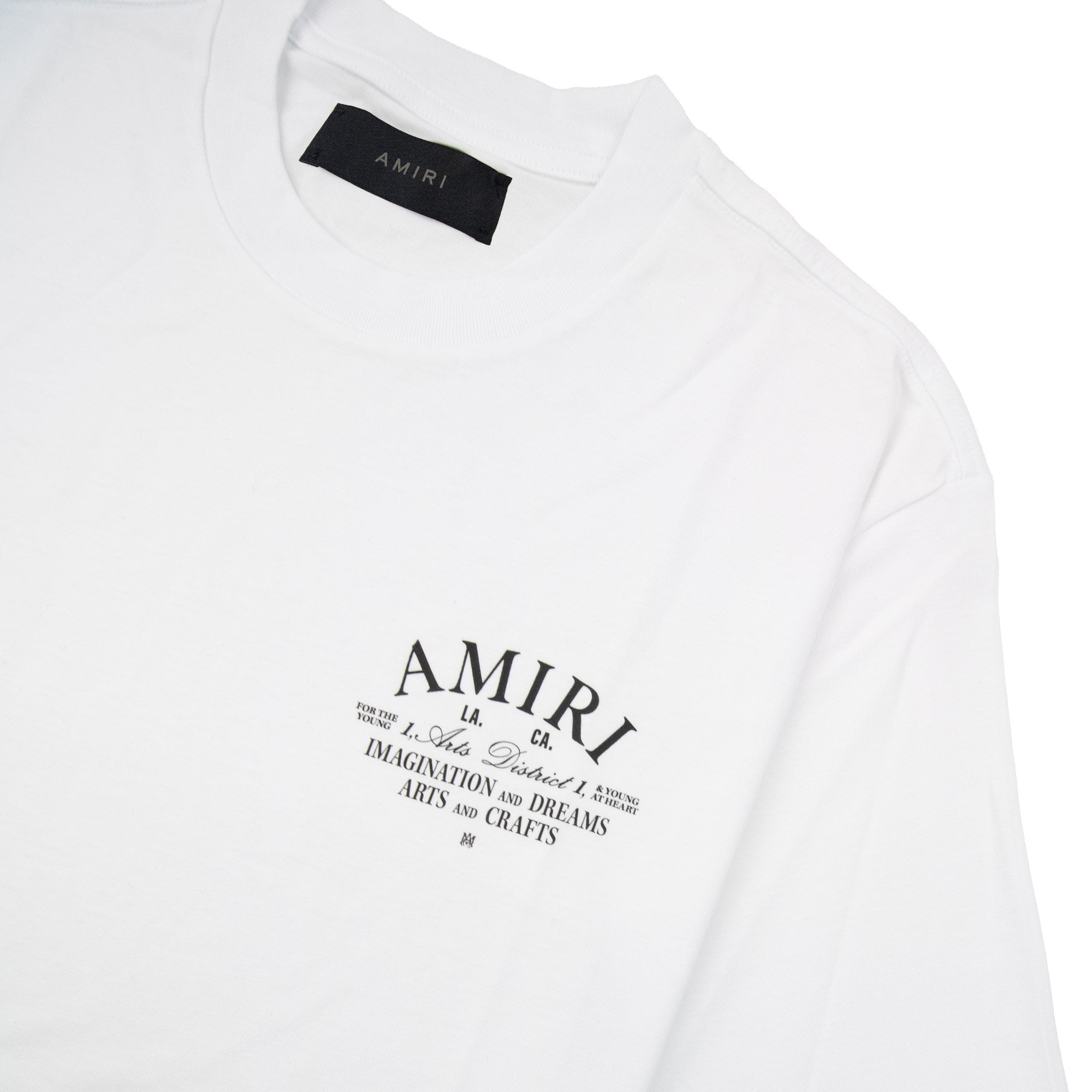 Amiri Arts District T Shirt White 100