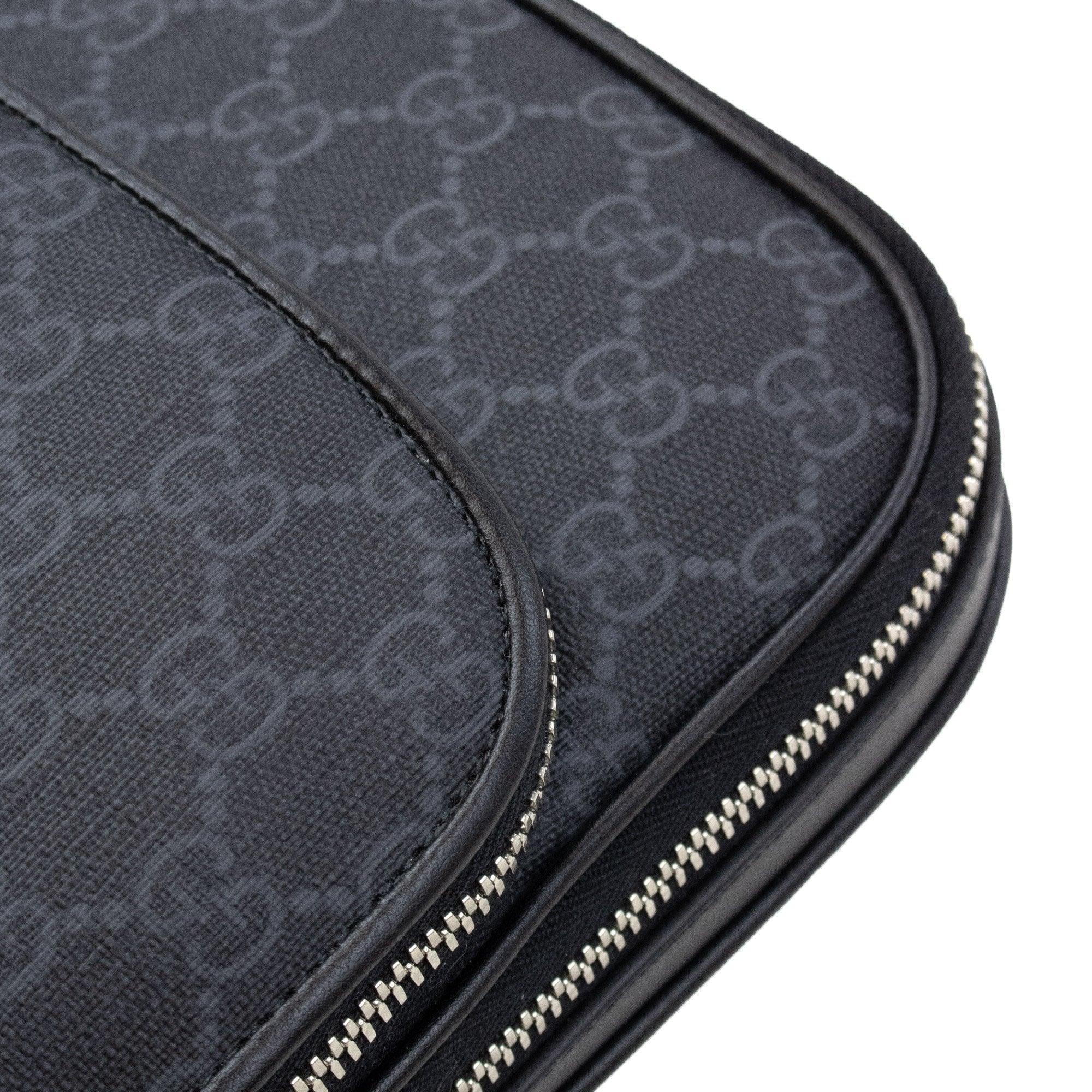 Gucci Gg Supreme Cross Body Bag Black