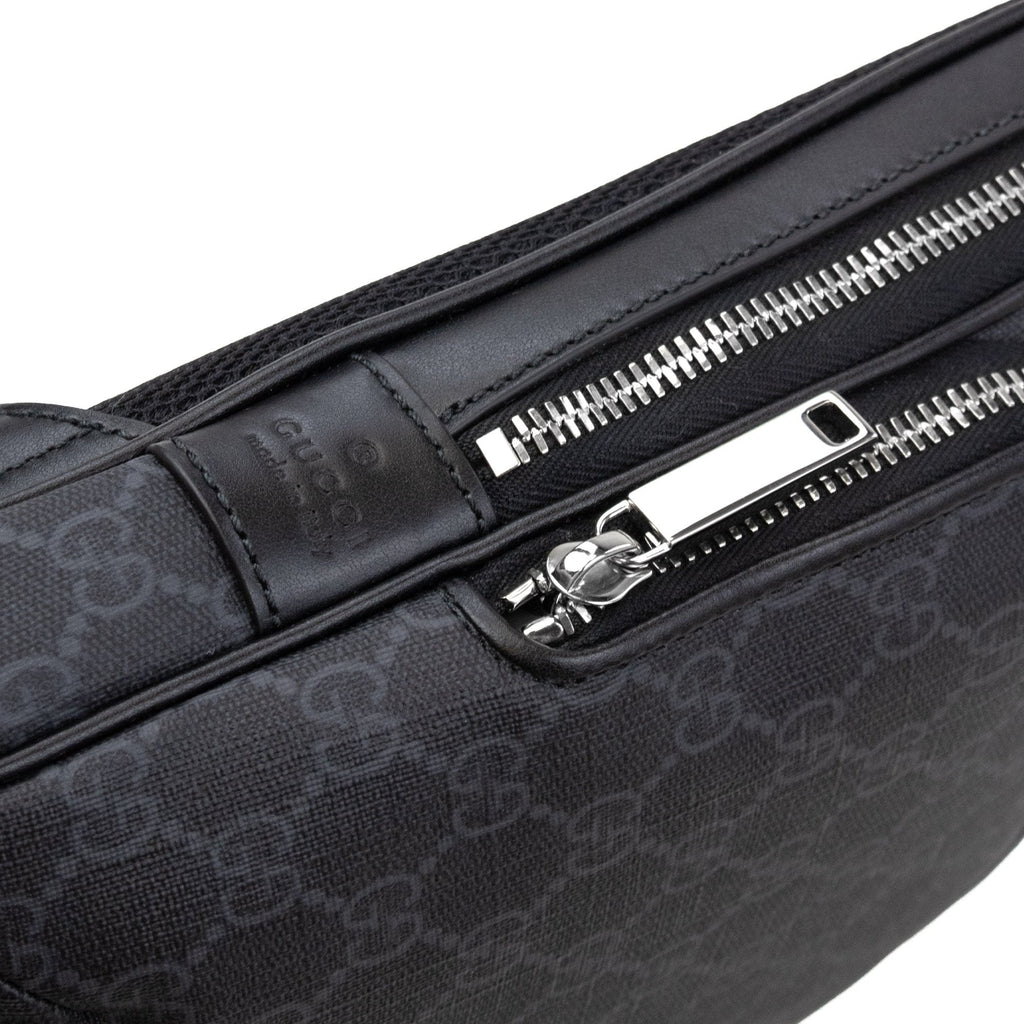 Gucci Gg Supreme Cross Body Bag Black