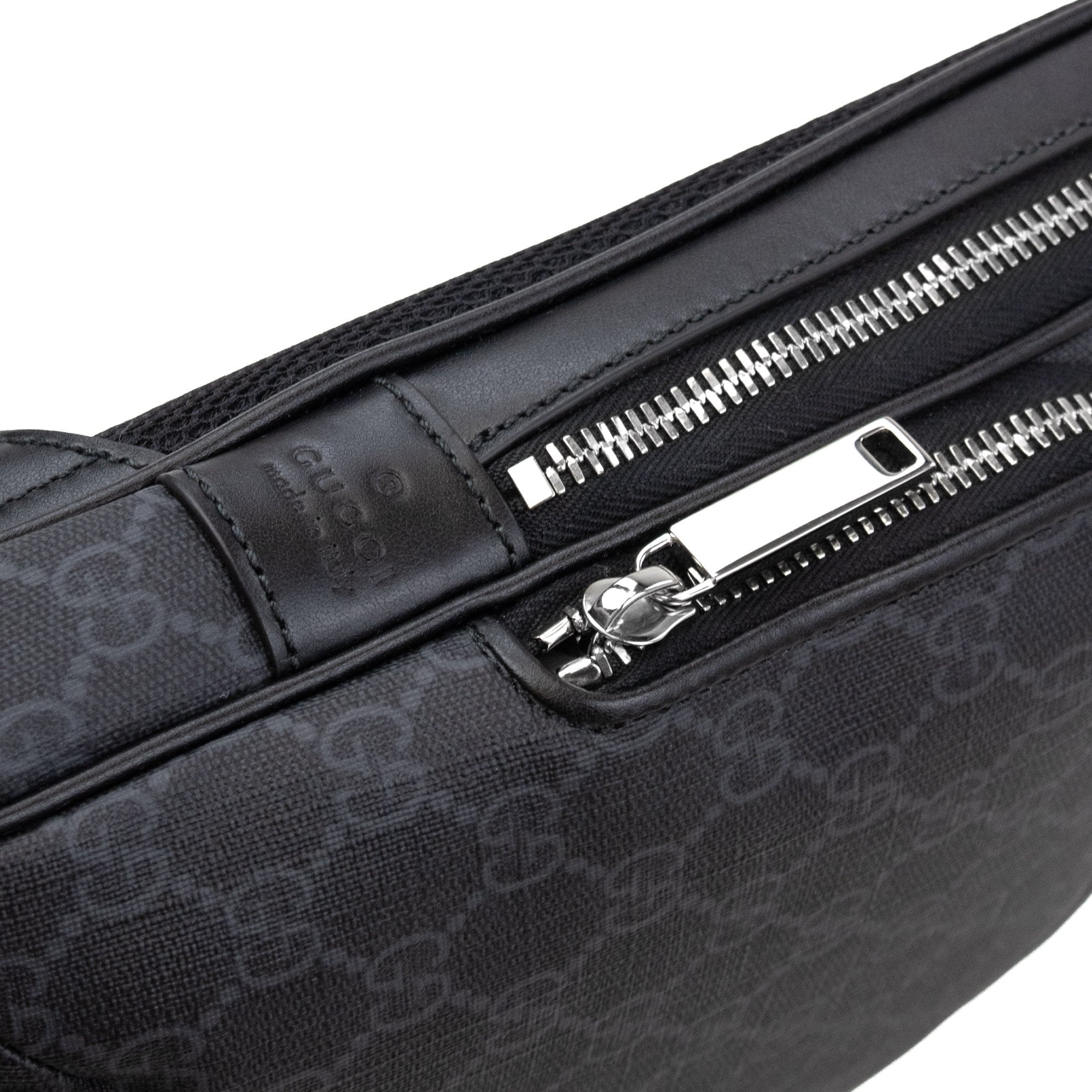 Gucci Gg Supreme Cross Body Bag Black