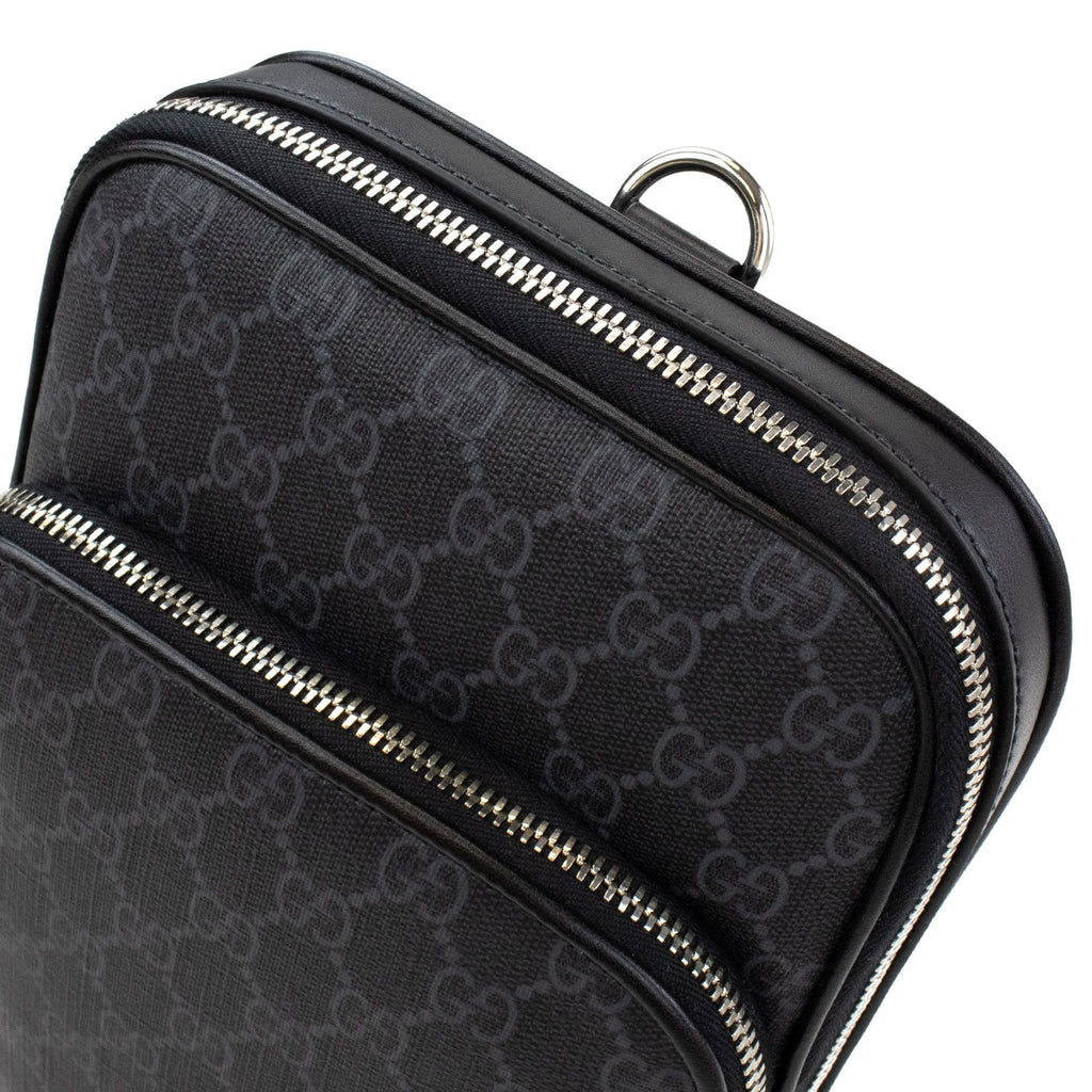 Gucci Gg Supreme Cross Body Bag Black
