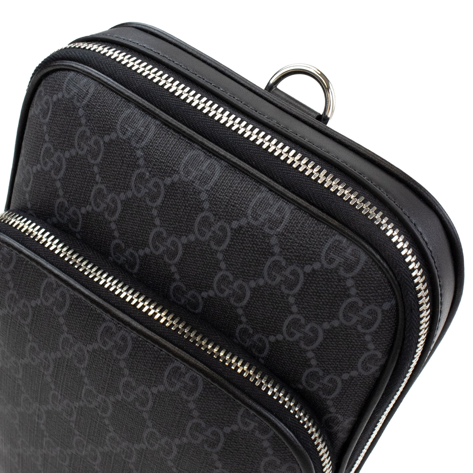 Gucci Gg Supreme Cross Body Bag Black
