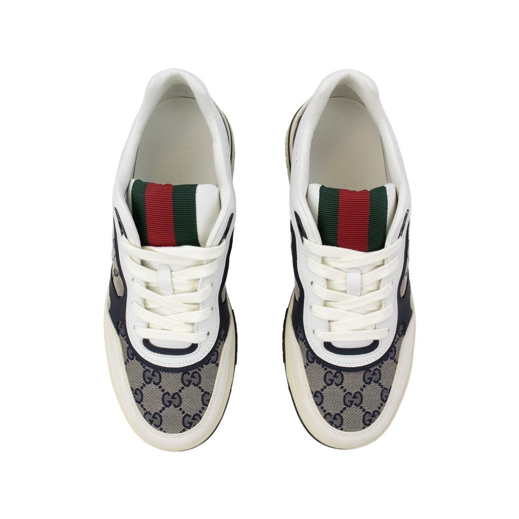 Gucci Mens Gucci Re-web Trainer Ivory 9552