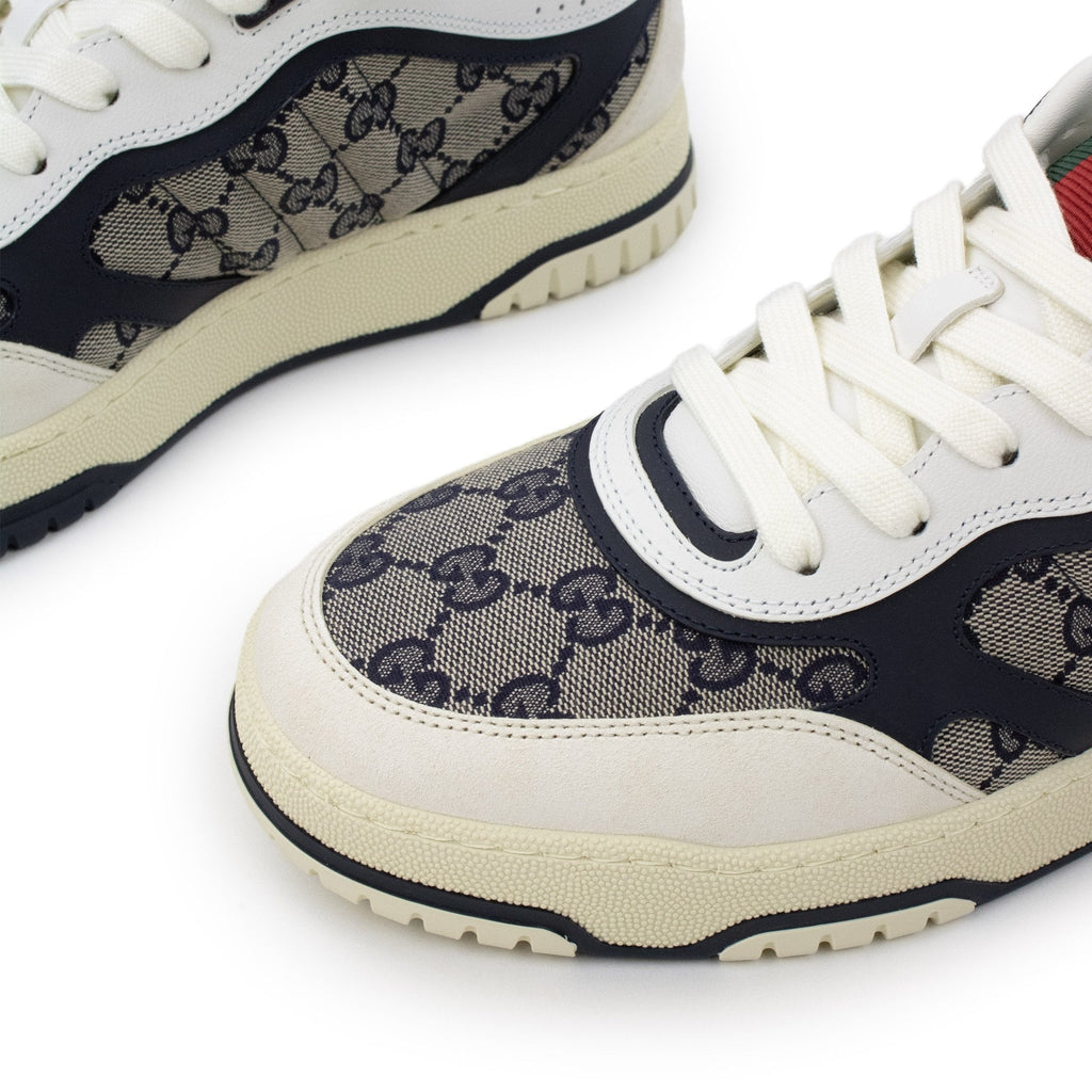 Gucci Mens Gucci Re-web Trainer Ivory 9552