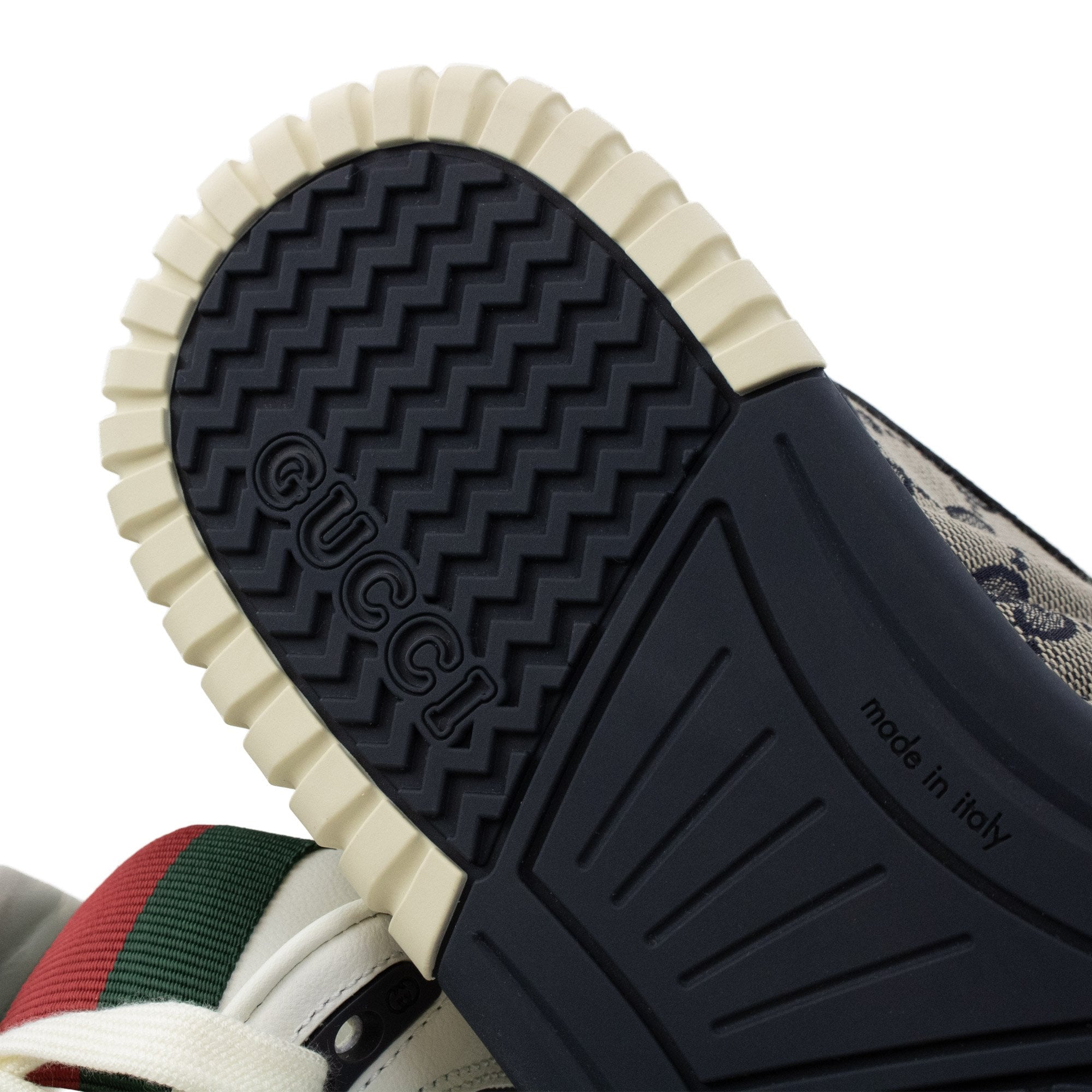 Gucci Mens Gucci Re-web Trainer Ivory 9552