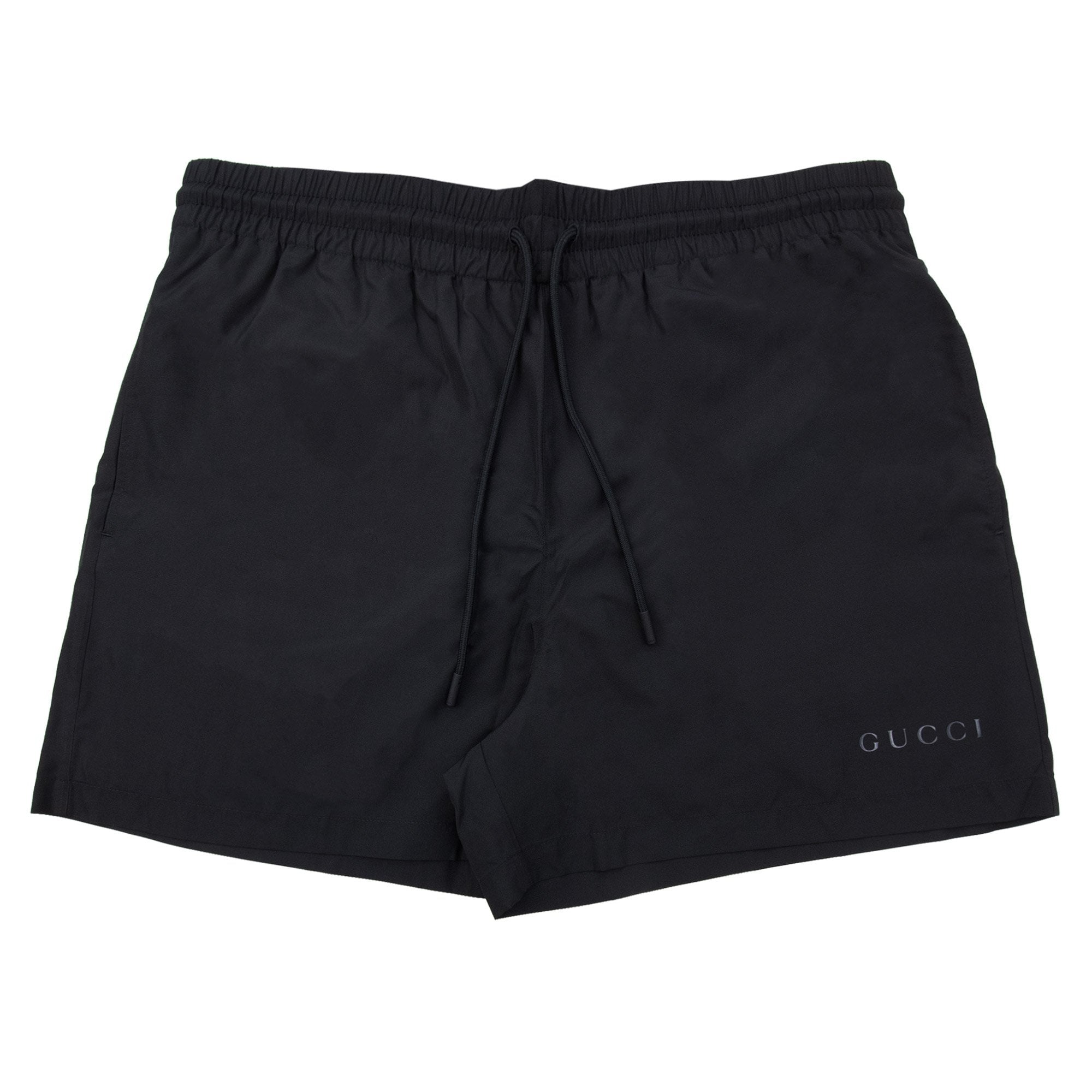 Gucci Logo Poplin Swim Shorts Black 1000