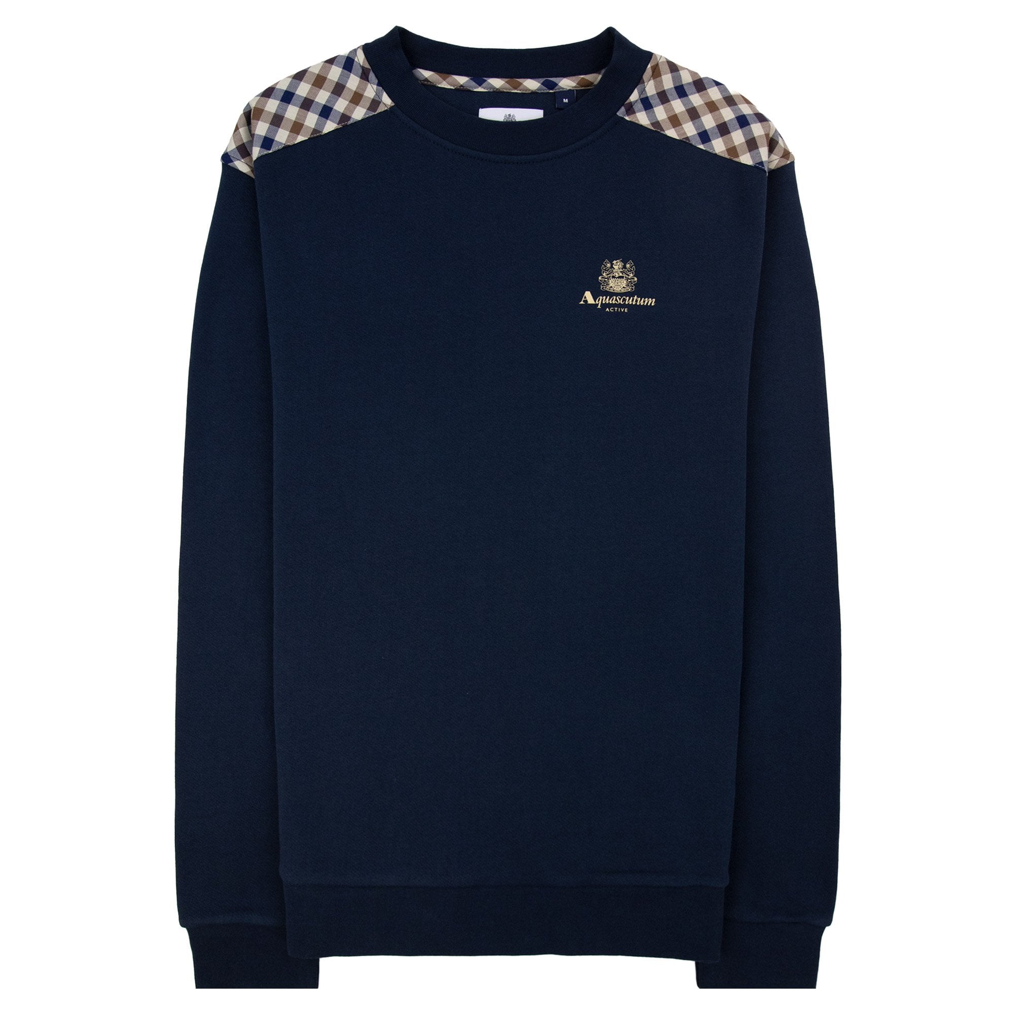 Aquascutum Cc Shoulder Crewneck Fleece Navy 11