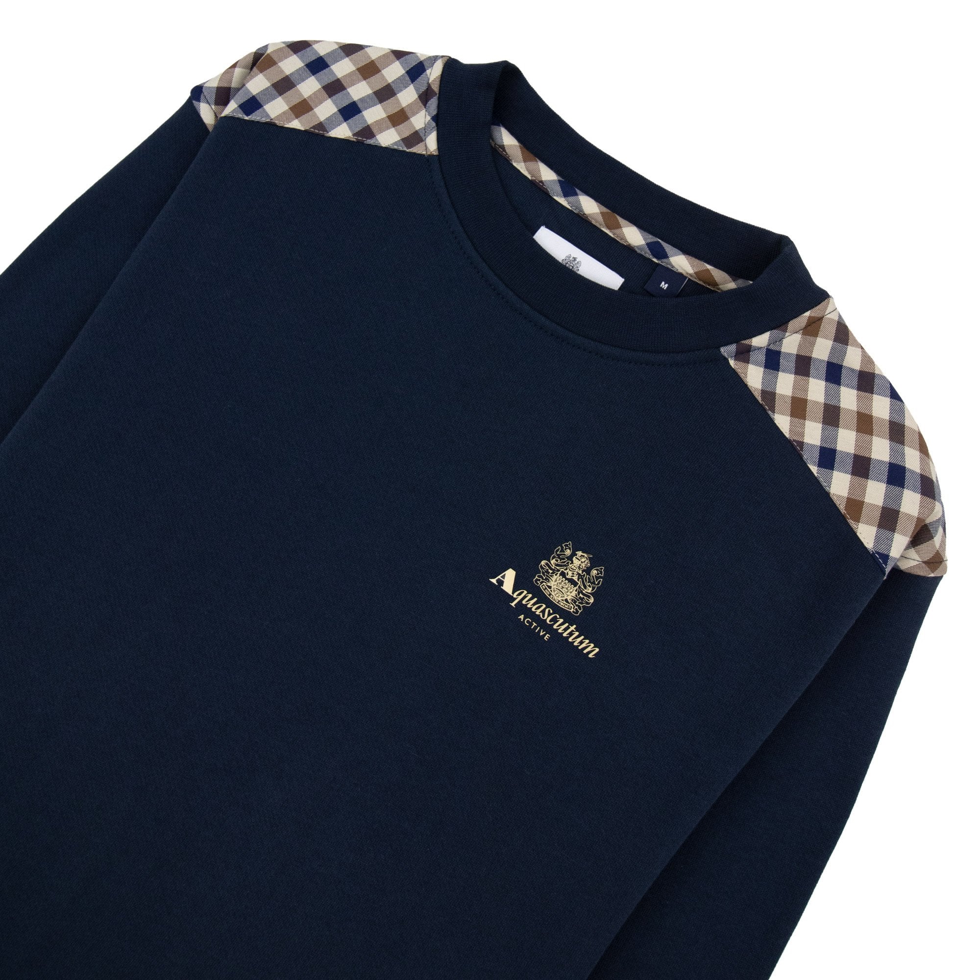 Aquascutum Cc Shoulder Crewneck Fleece Navy 11