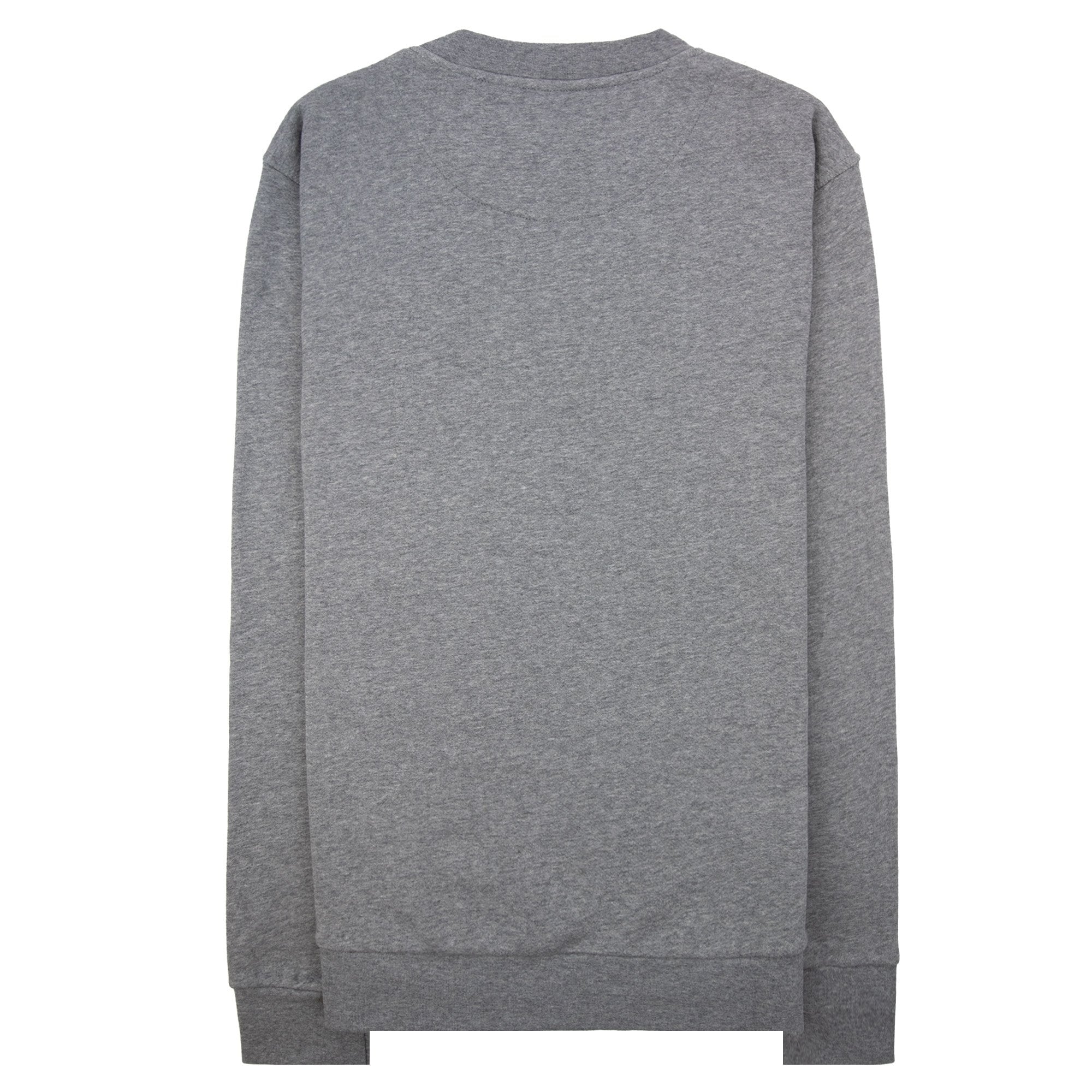 Aquascutum Cc Shoulder Crewneck Fleece Dark Grey Melange 53