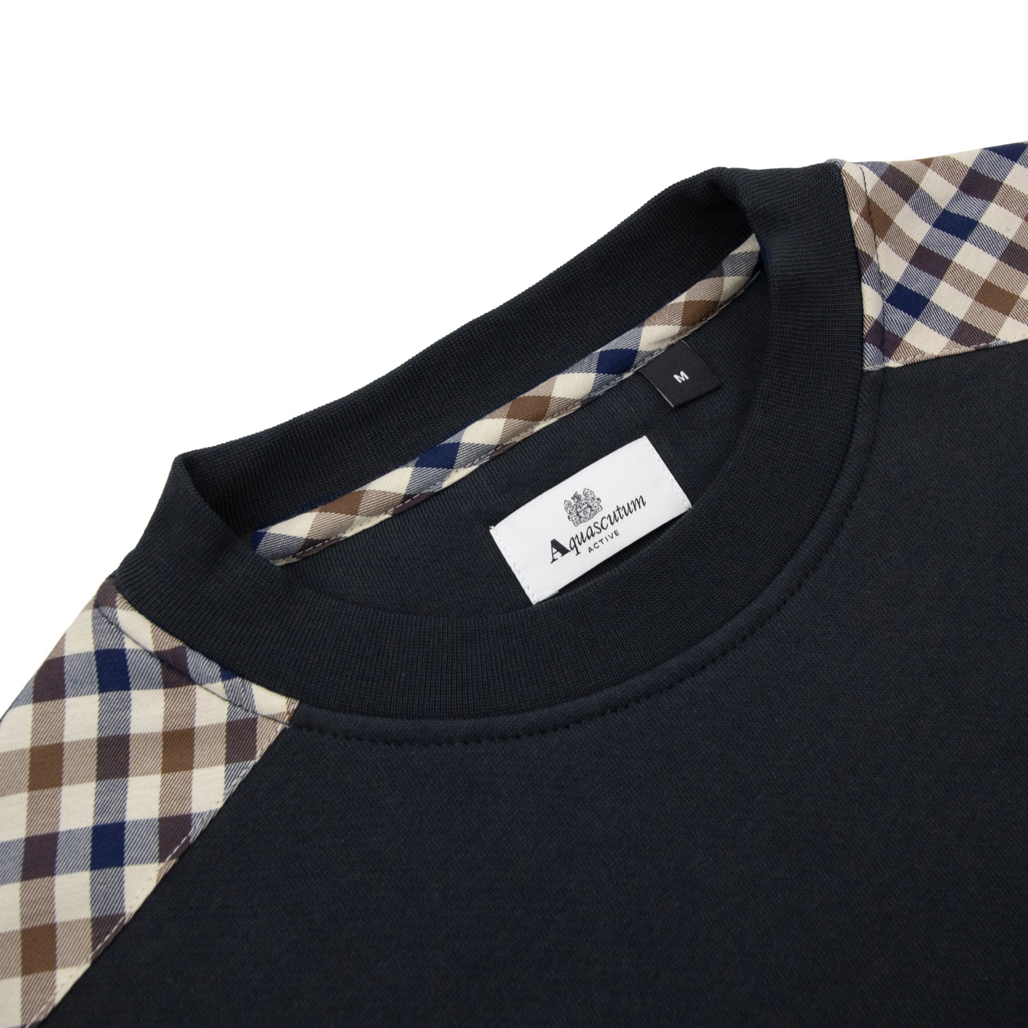 Aquascutum Cc Shoulder Crewneck Fleece Black 16