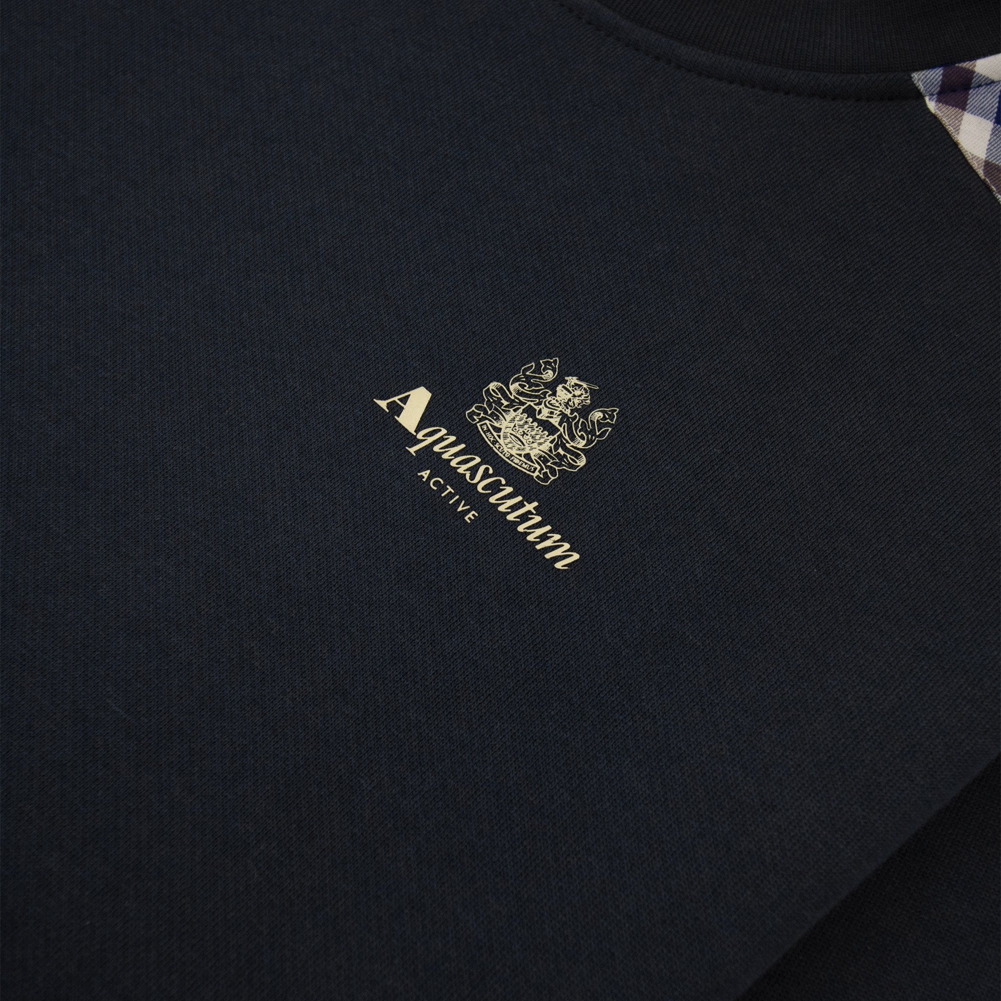 Aquascutum Cc Shoulder Crewneck Fleece Black 16