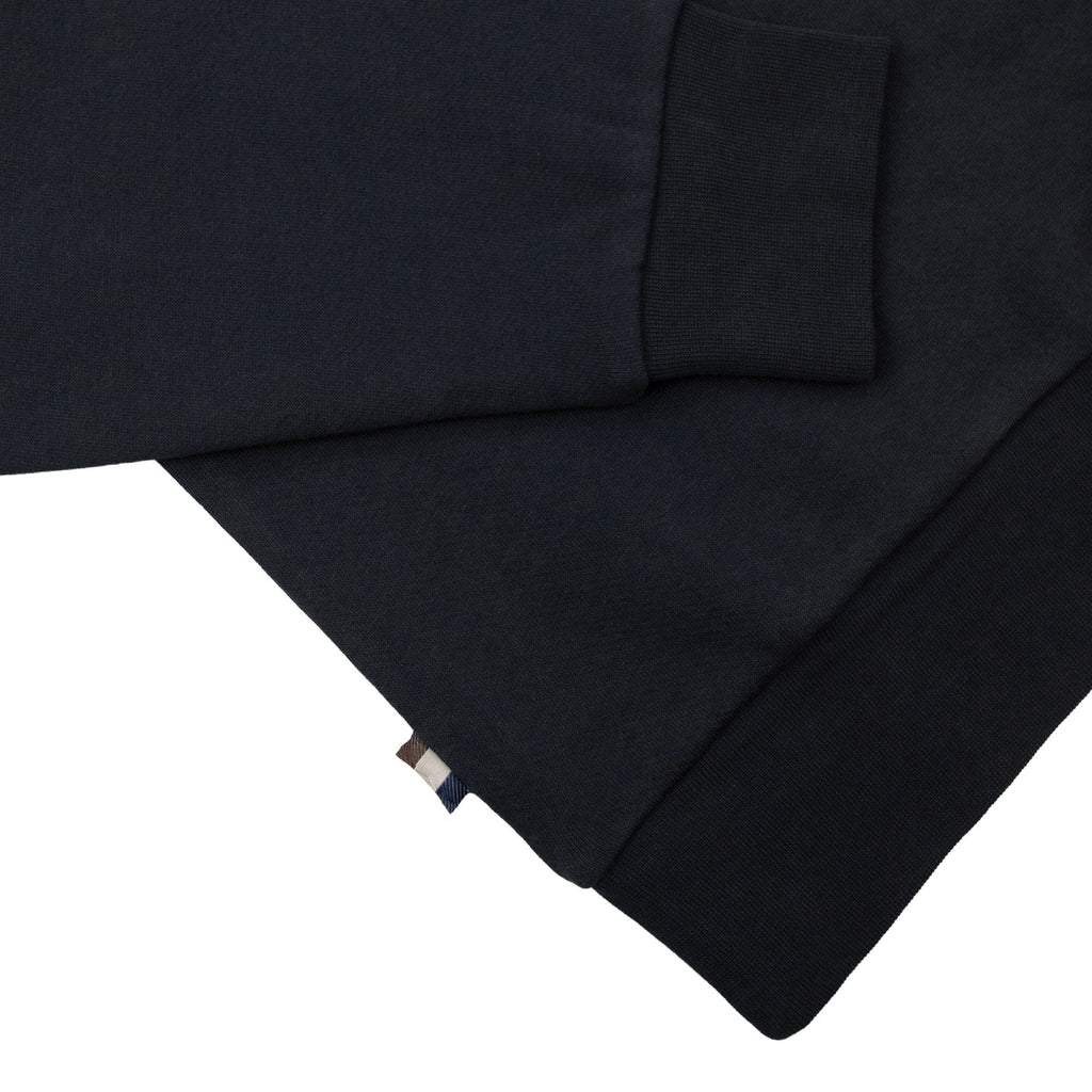 Aquascutum Cc Shoulder Crewneck Fleece Black 16