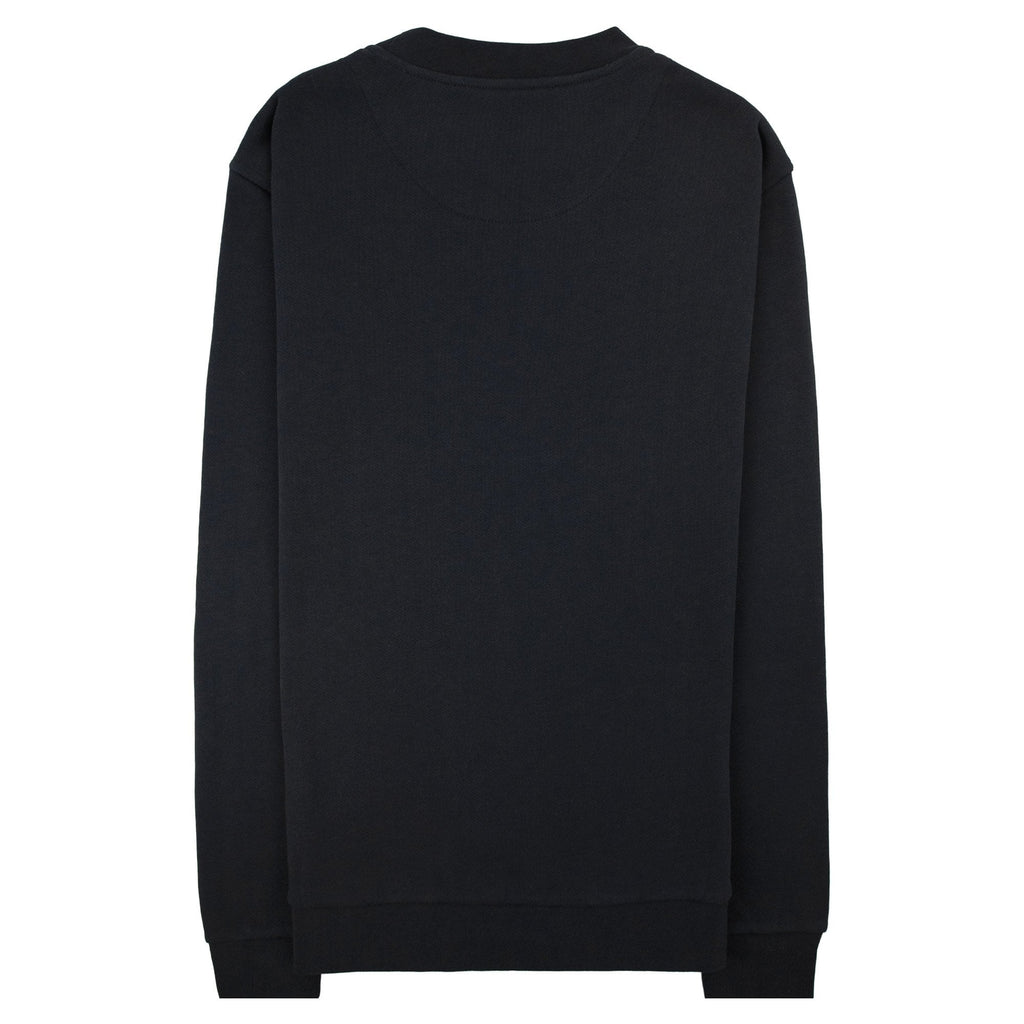 Aquascutum Cc Shoulder Crewneck Fleece Black 16