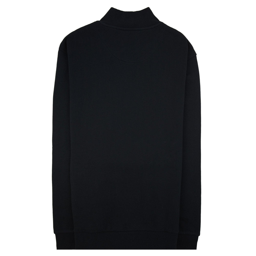 Aquascutum Cc Shoulder Fz Fleece Funnel Neck Black 16