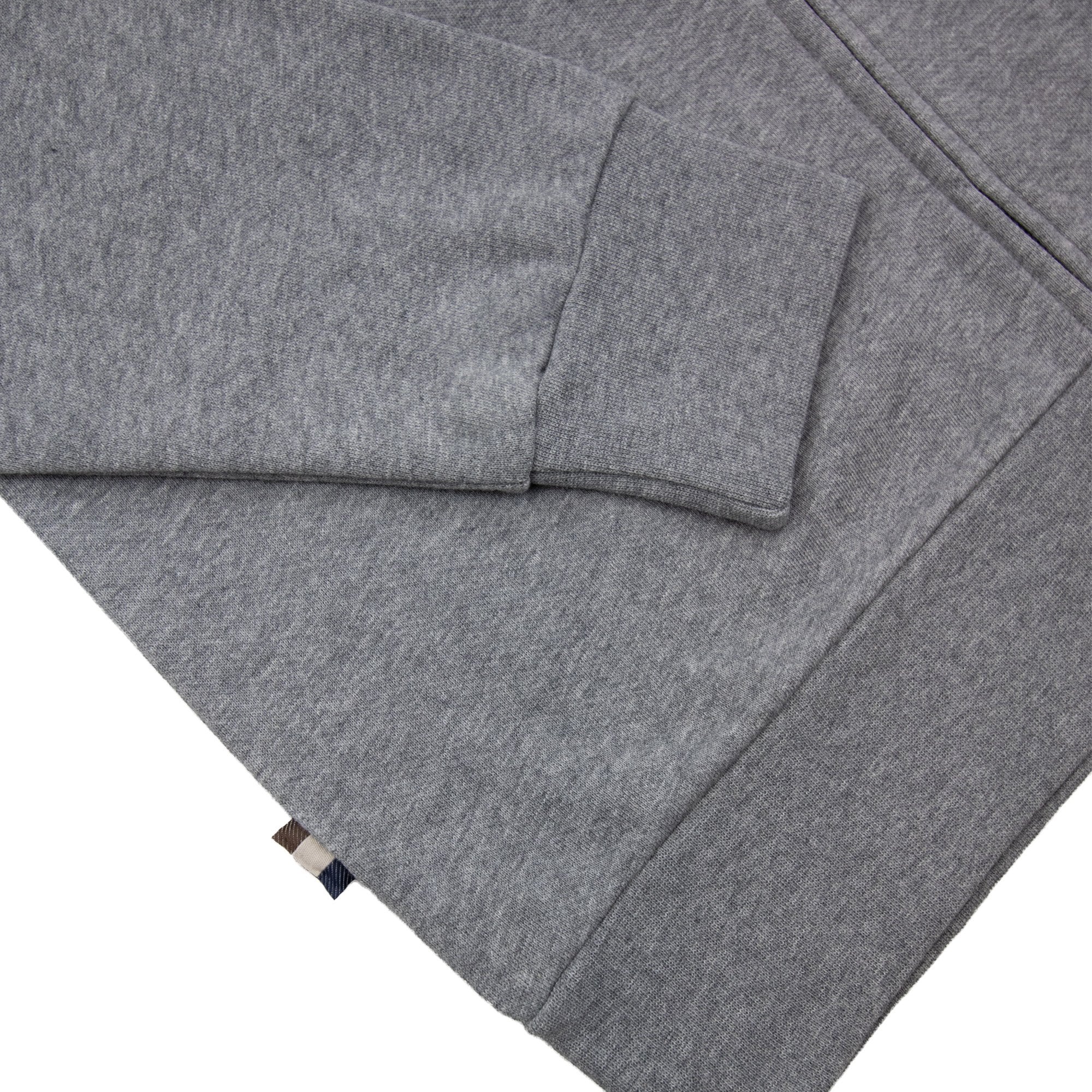 Aquascutum Cc Shoulder 1/4 Zip Sweatshirt Light Melange Grey 05