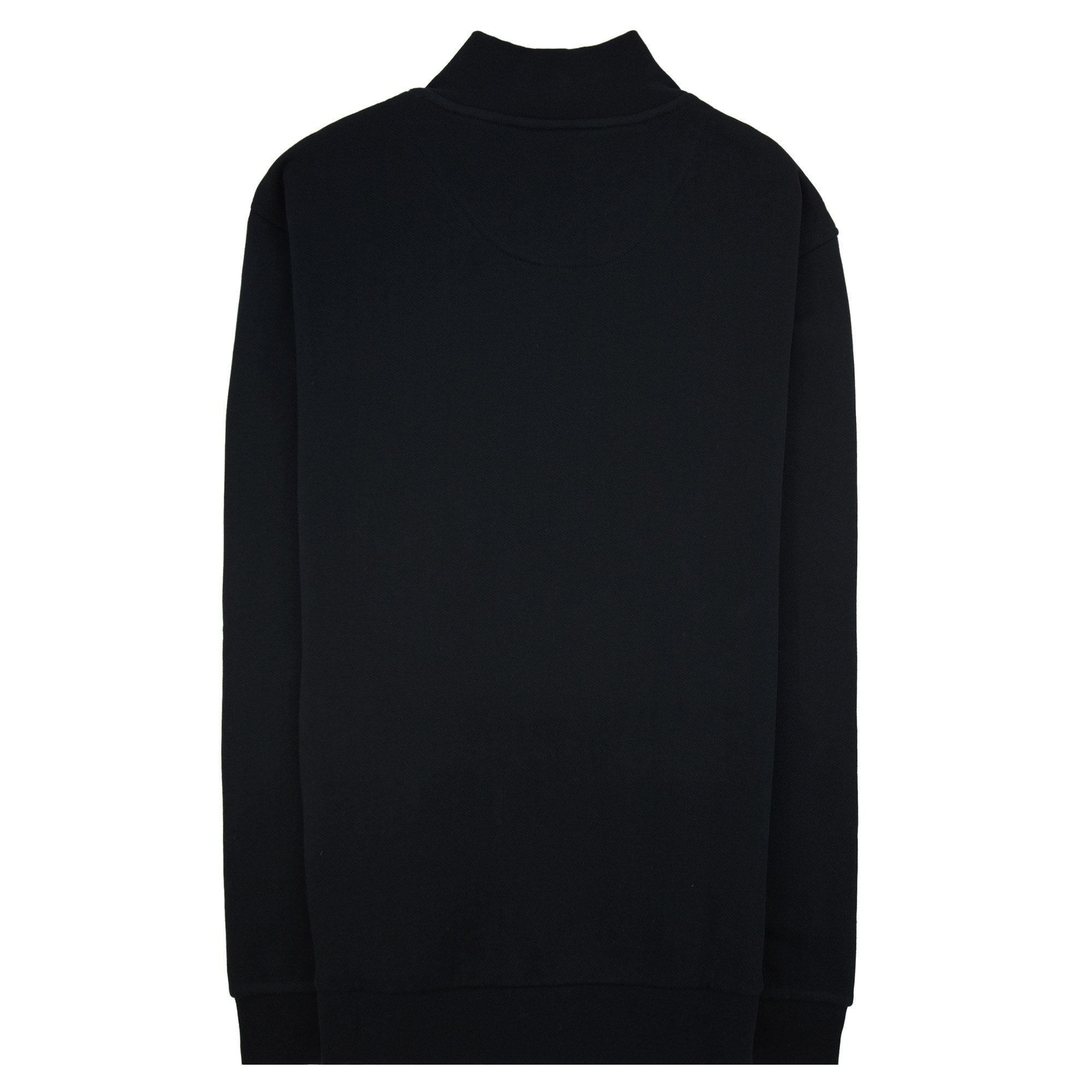 Aquascutum Cc Shoulder 1/4 Zip Sweatshirt 61 Black