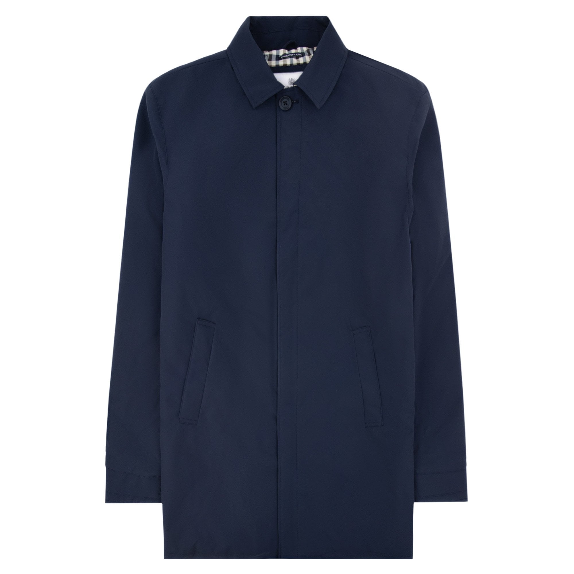 Aquascutum Shell Active Mid Trench Coat Navy 11