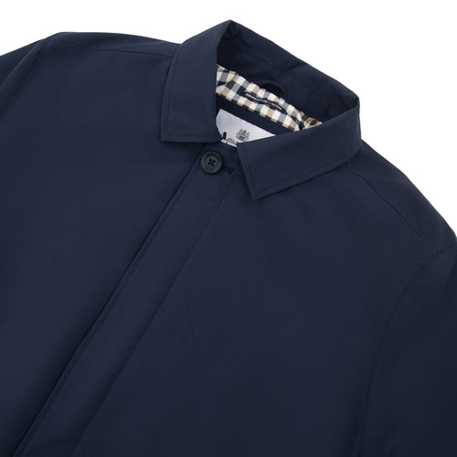 Aquascutum Shell Active Mid Trench Coat Navy 11