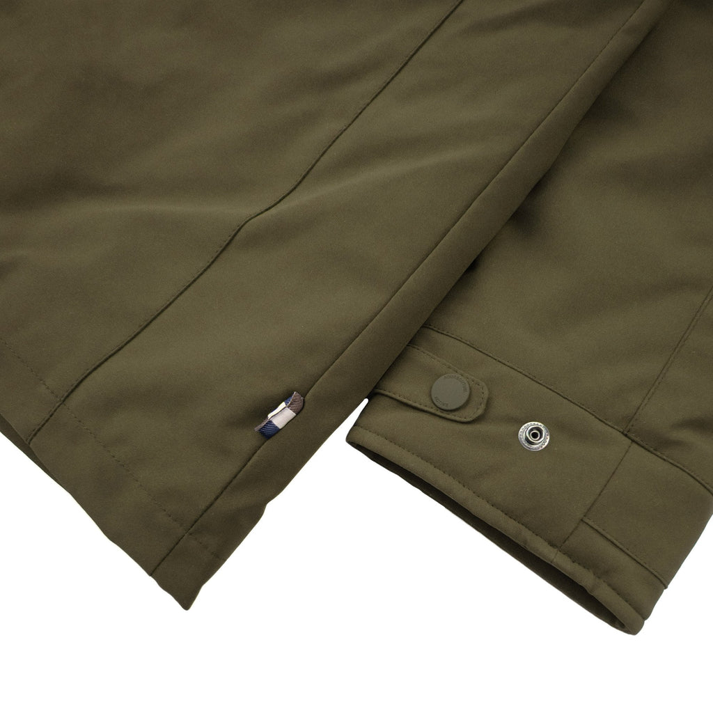 Aquascutum Shell Active Mid Trench Coat Army Green 06