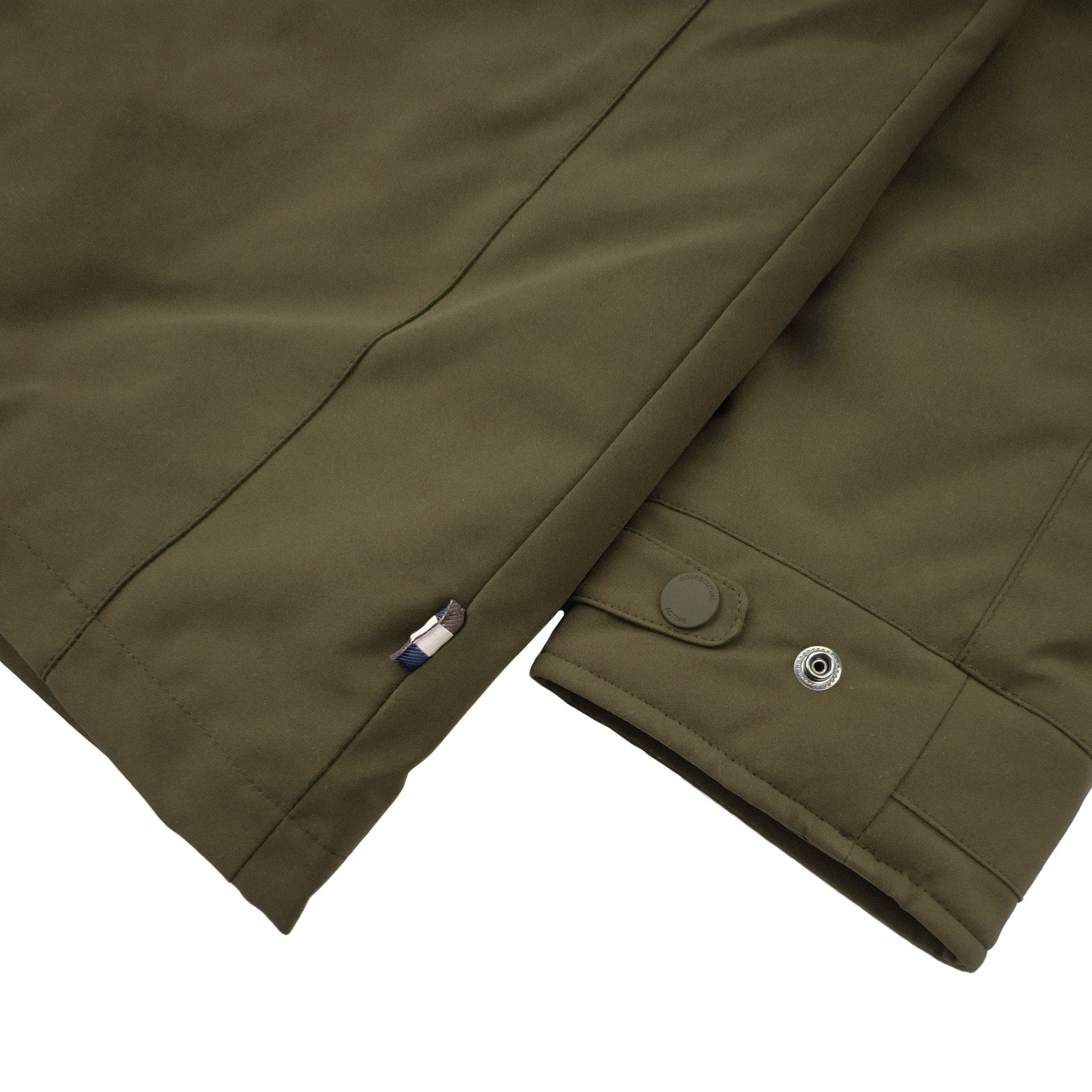 Aquascutum Shell Active Mid Trench Coat Army Green 06