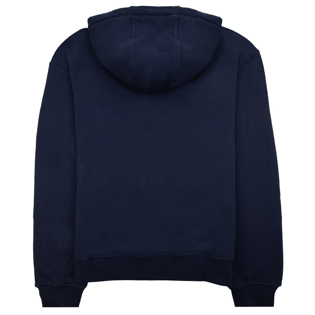 Aquascutum Small Logo Full Zipped Hoodie Navy 11