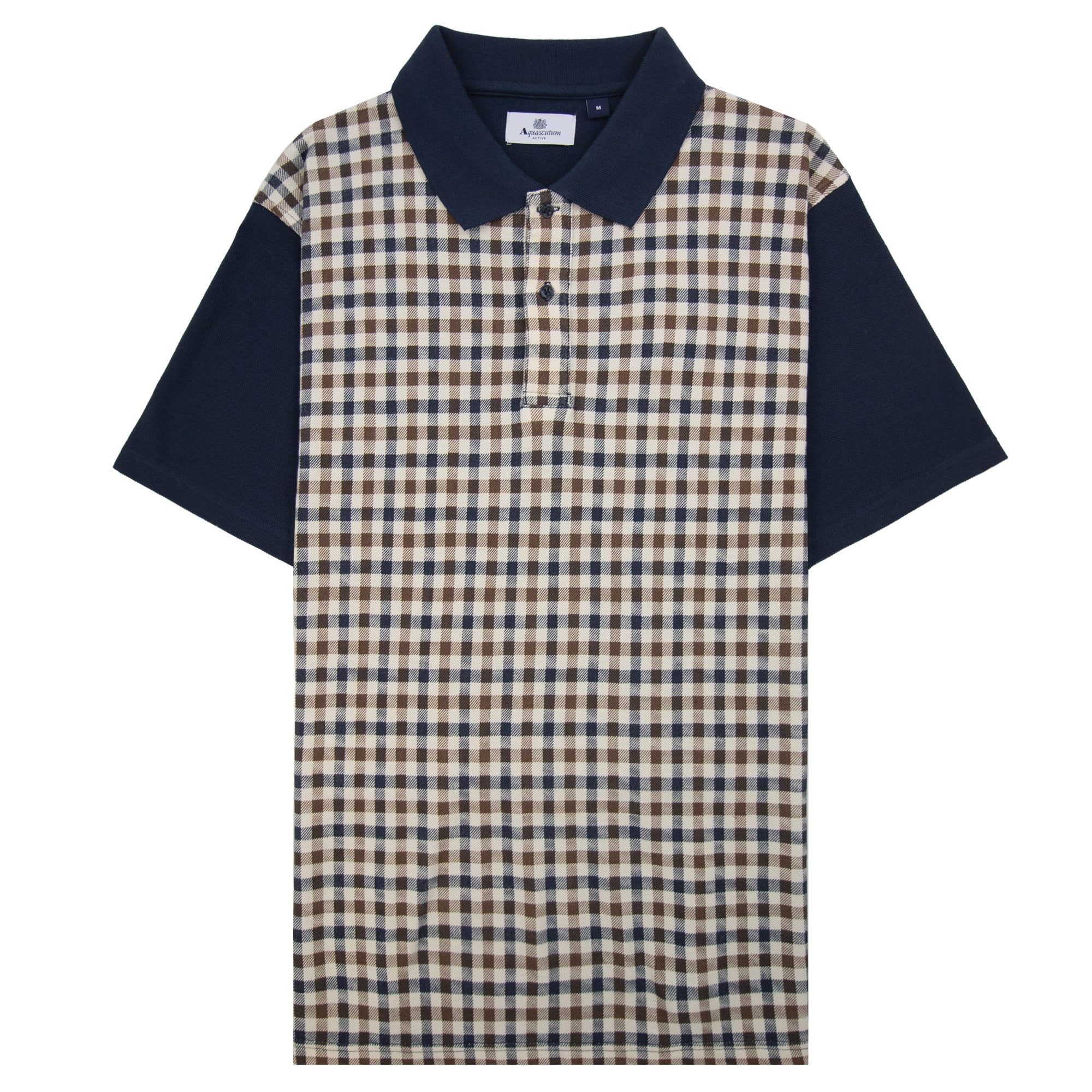 Aquascutum Iconic Front Polo Navy 11