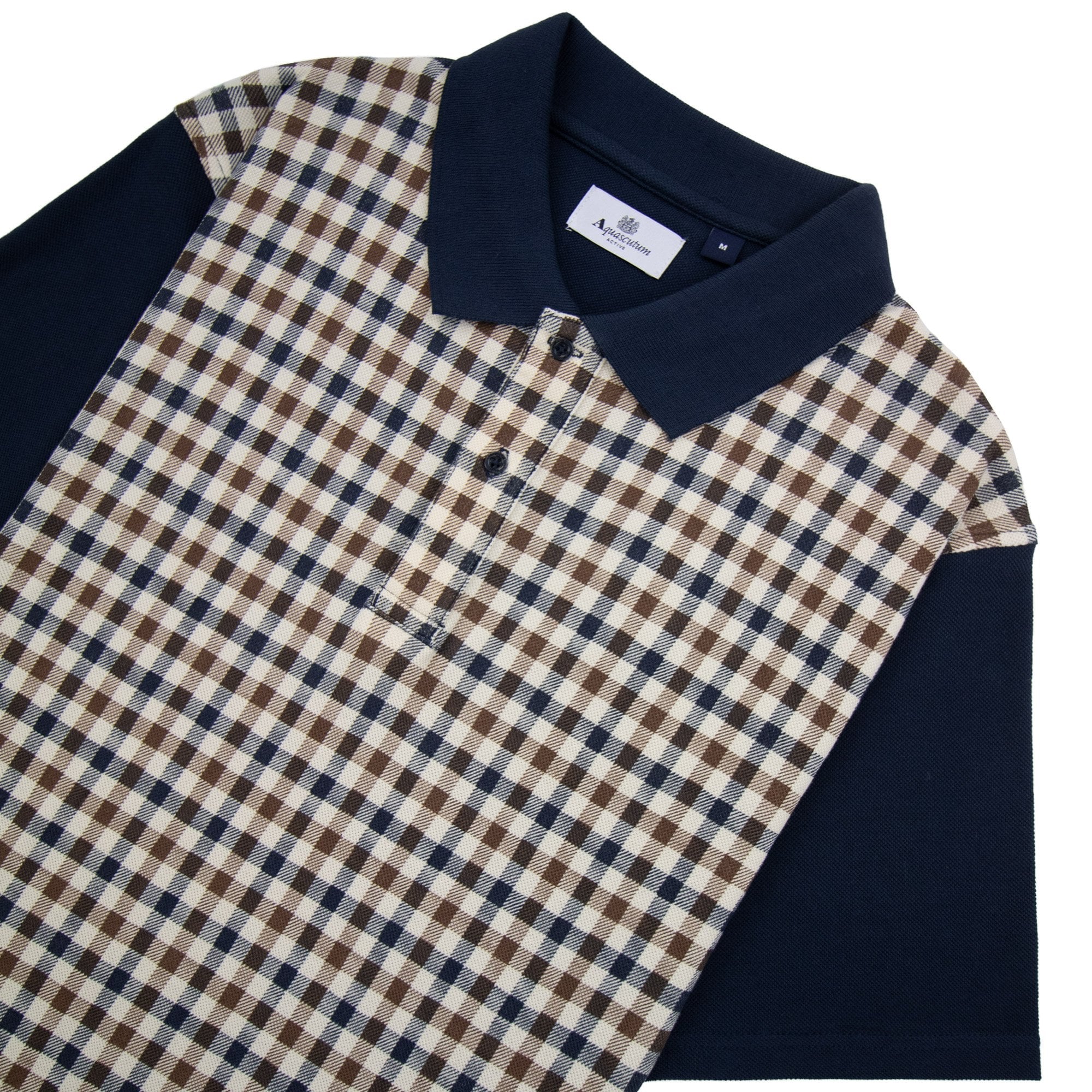 Aquascutum Iconic Front Polo Navy 11