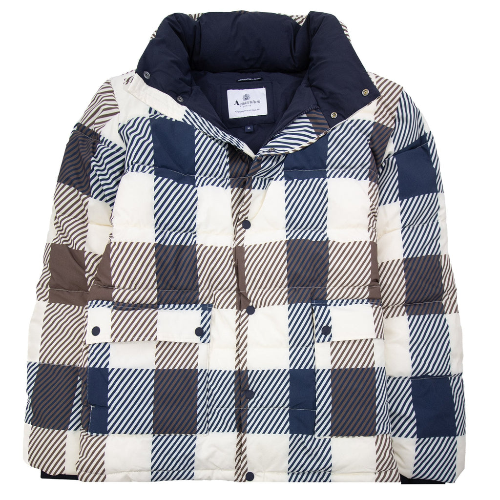 Aquascutum Sp Puffer Jacket Jumbo Check 50