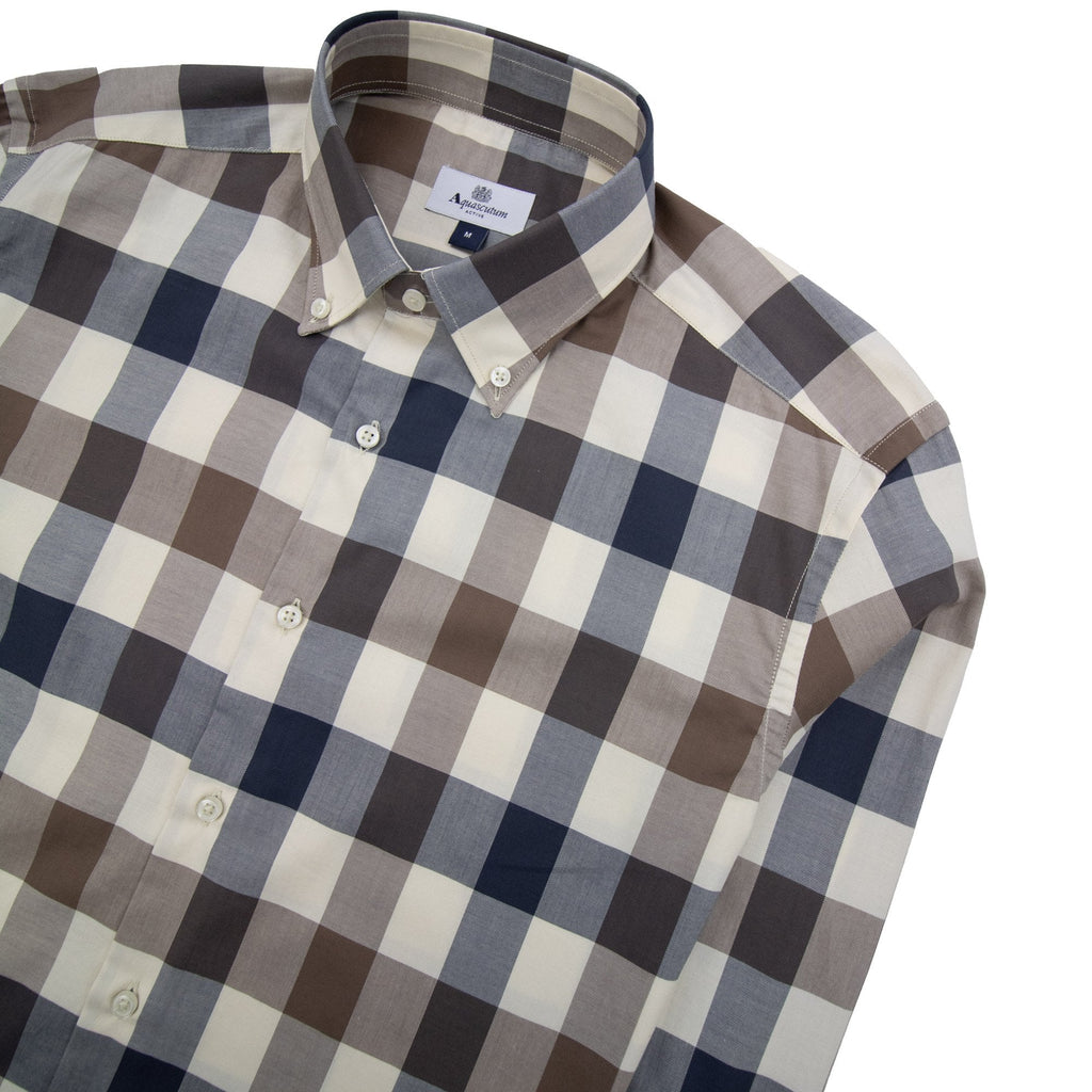 Aquascutum Macro Iconic Shirt Macro Check 30