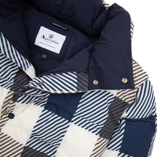 Aquascutum Sp Puffer Jacket Jumbo Check 50
