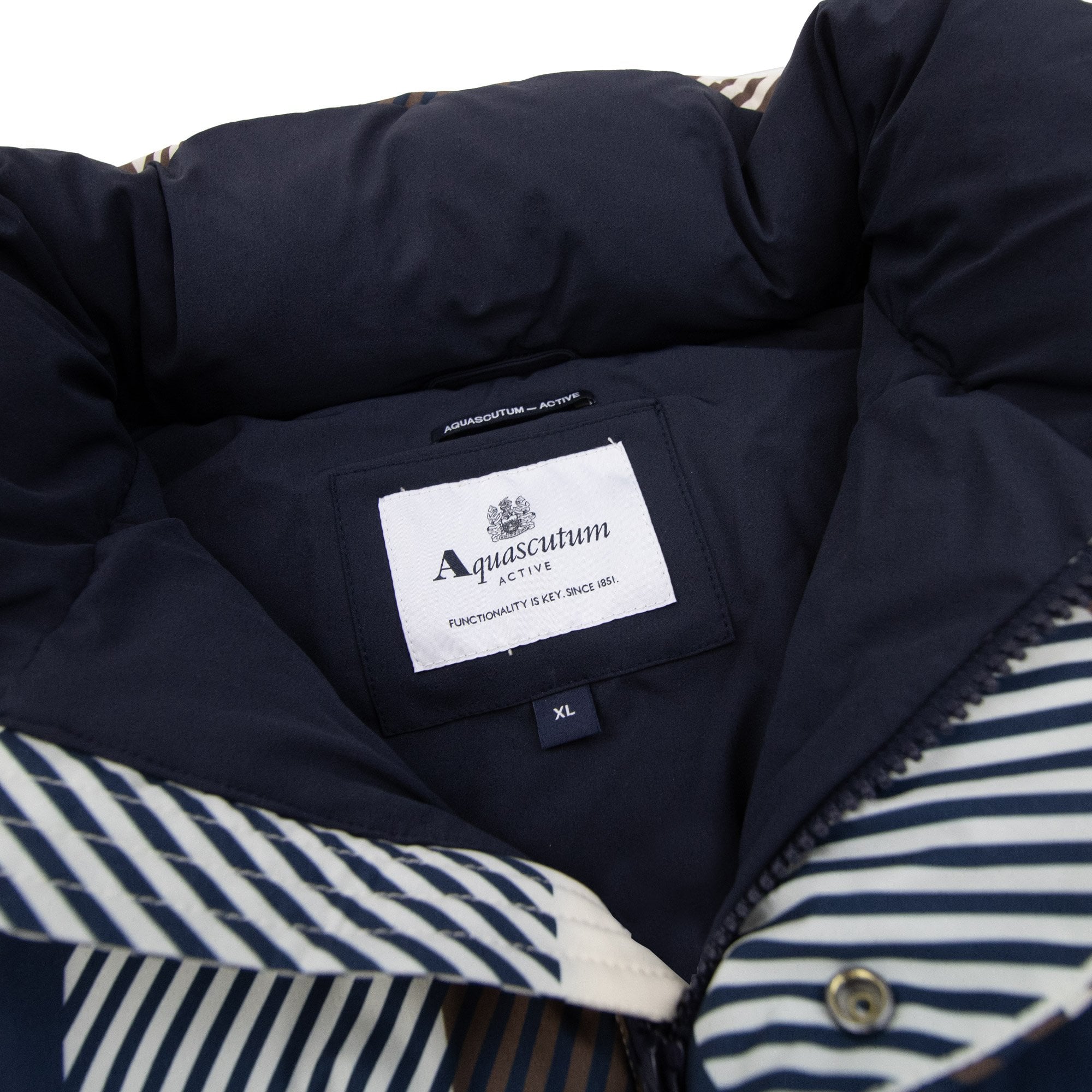 Aquascutum Sp Puffer Jacket Jumbo Check 50