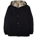 Burberry Reversible Check Hooded Jacket Black