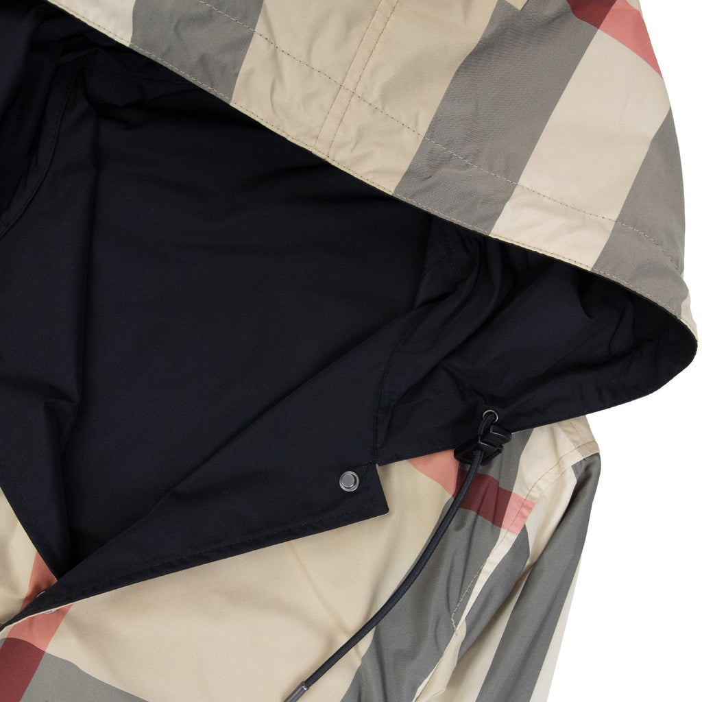Burberry Reversible Check Hooded Jacket Black