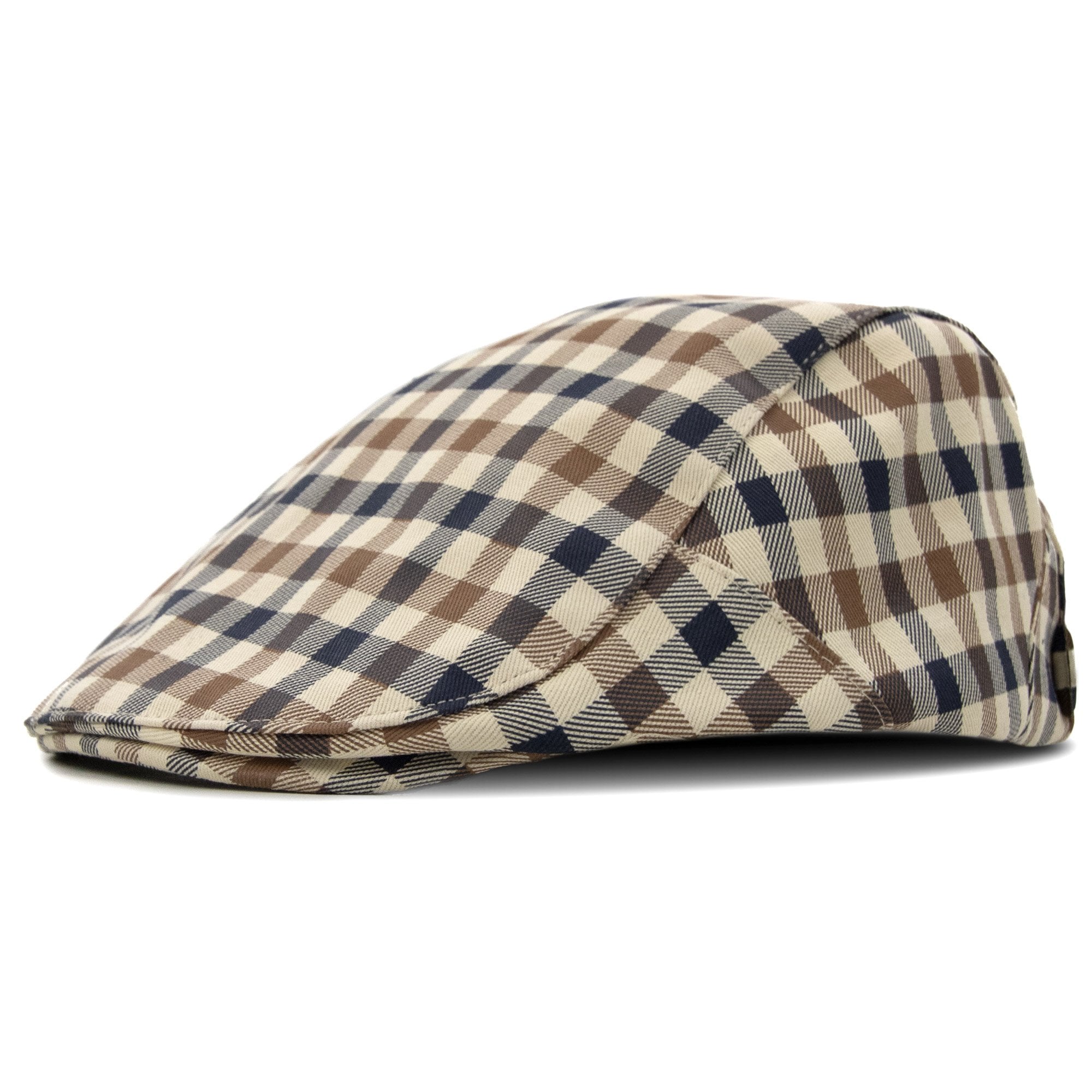 Aquascutum Iconic Flat Cap Club Check 28