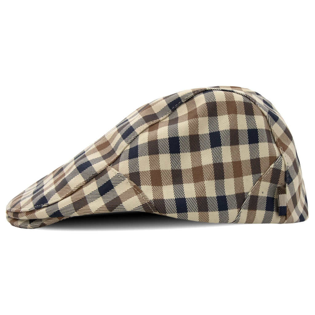 Aquascutum Iconic Flat Cap Club Check 28