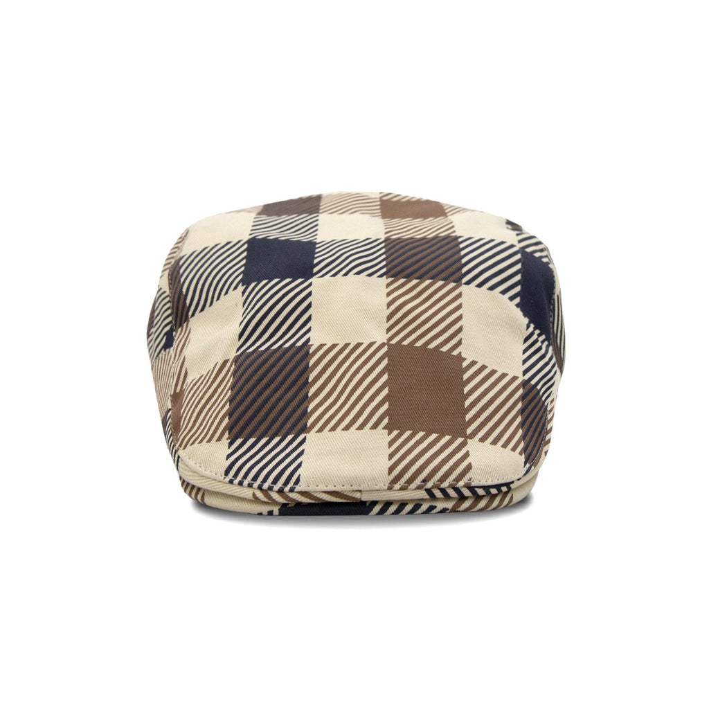 Aquascutum Macro Iconic Flat Cap Macro Club Check 30
