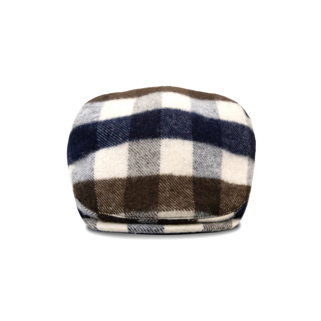 Aquascutum Water Repellent Macro Club Check Flat Cap Macro Club Check 30