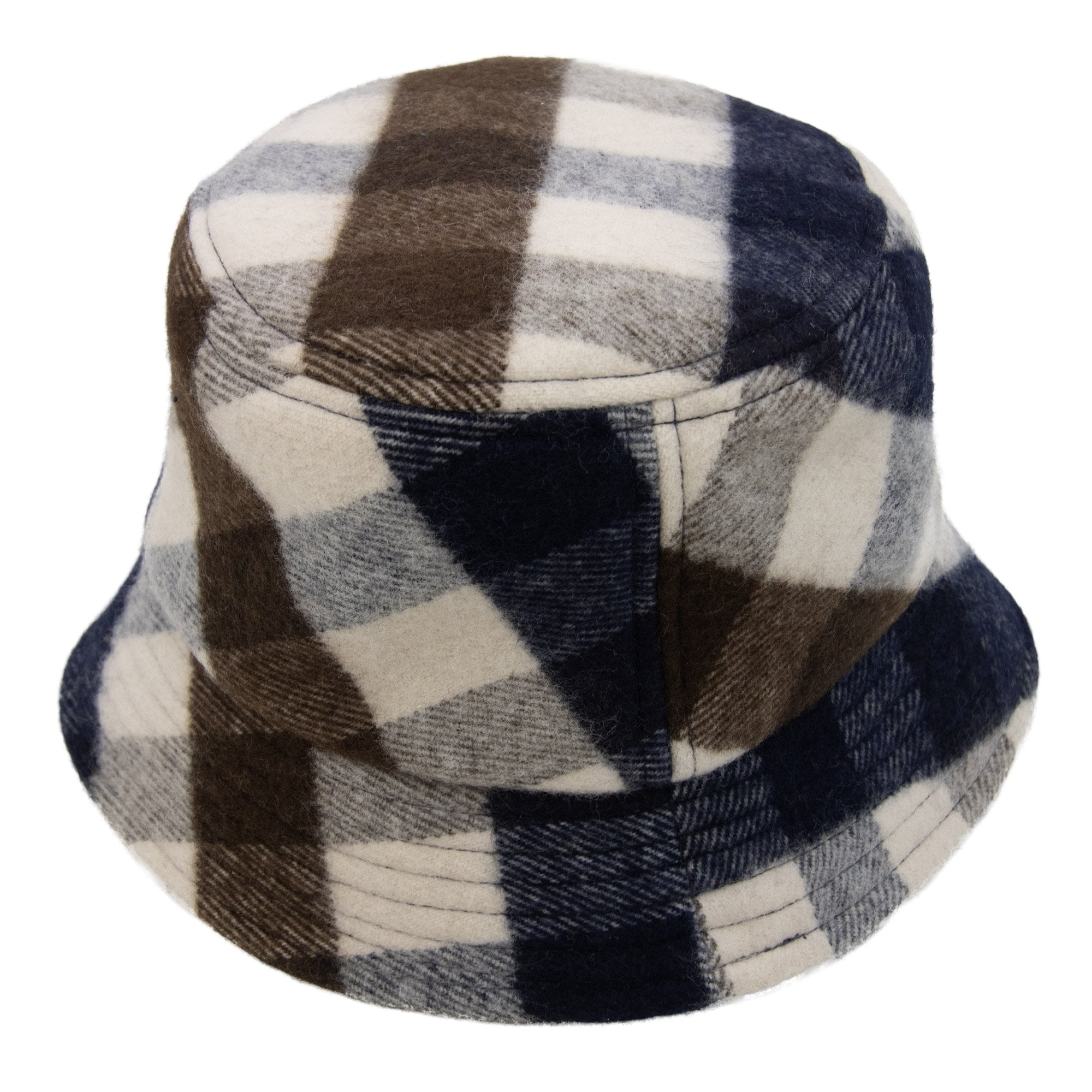Aquascutum Water Repellent Club Check Bucket Hat Macro Club Check 30