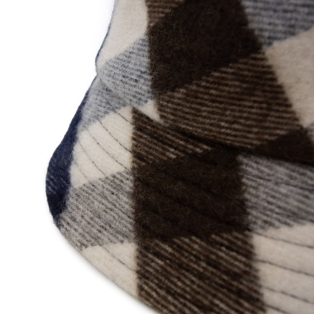 Aquascutum Water Repellent Club Check Bucket Hat Macro Club Check 30