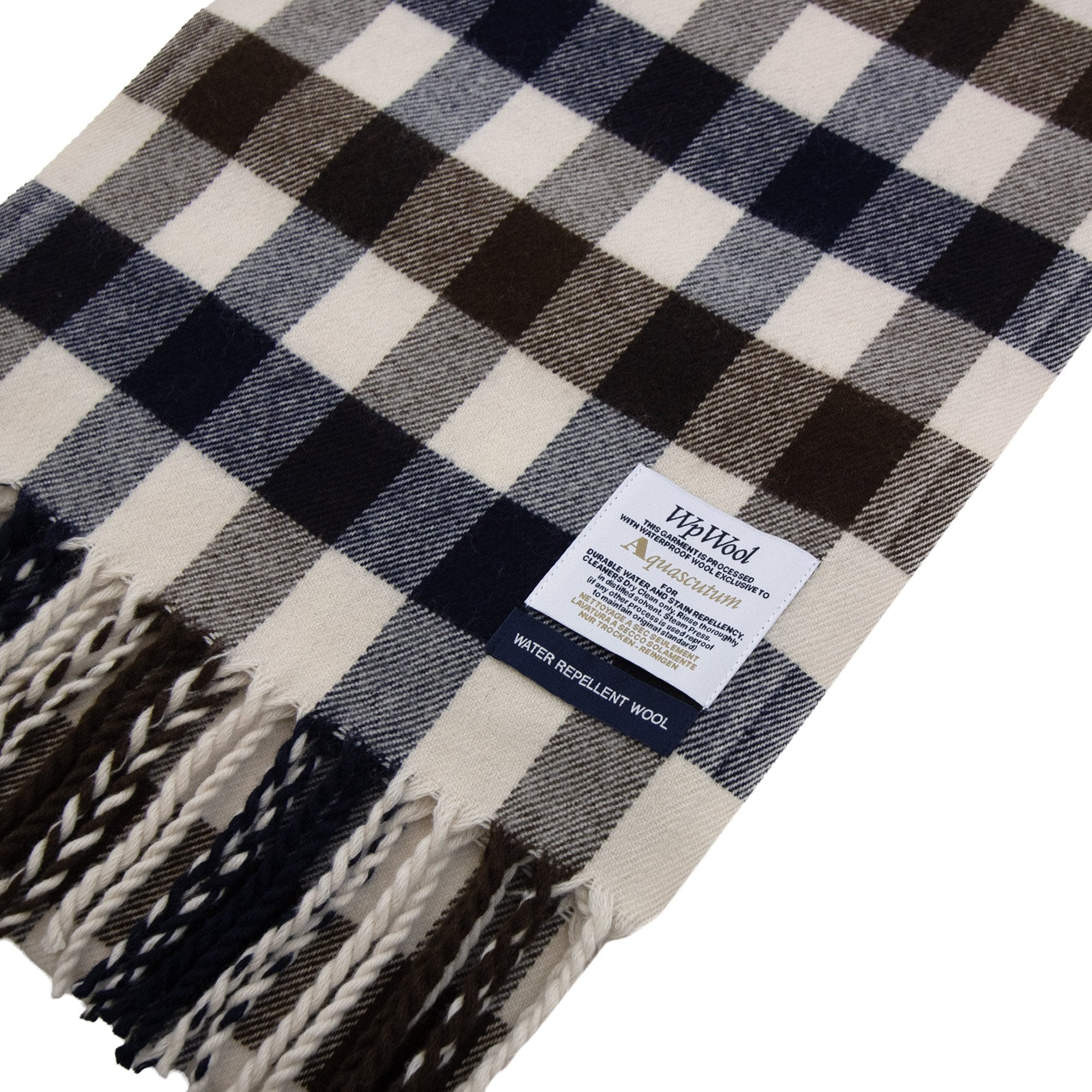 Aquascutum Water Repellent Macro Club Check Scarf Macro Club Check 30