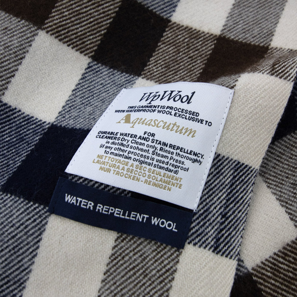 Aquascutum Water Repellent Macro Club Check Scarf Macro Club Check 30