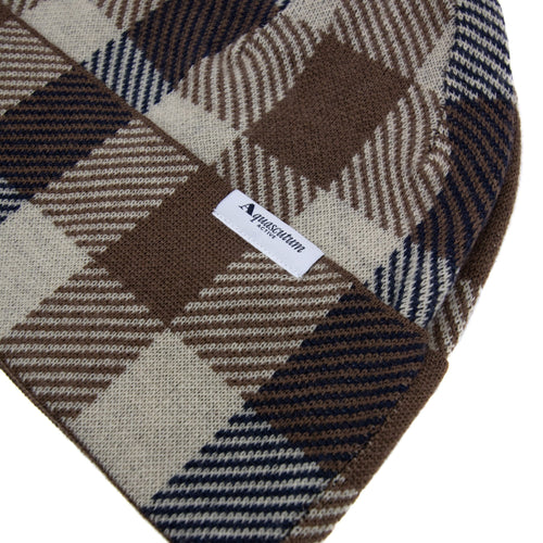Aquascutum Active Macro Check Beanie Macro Club