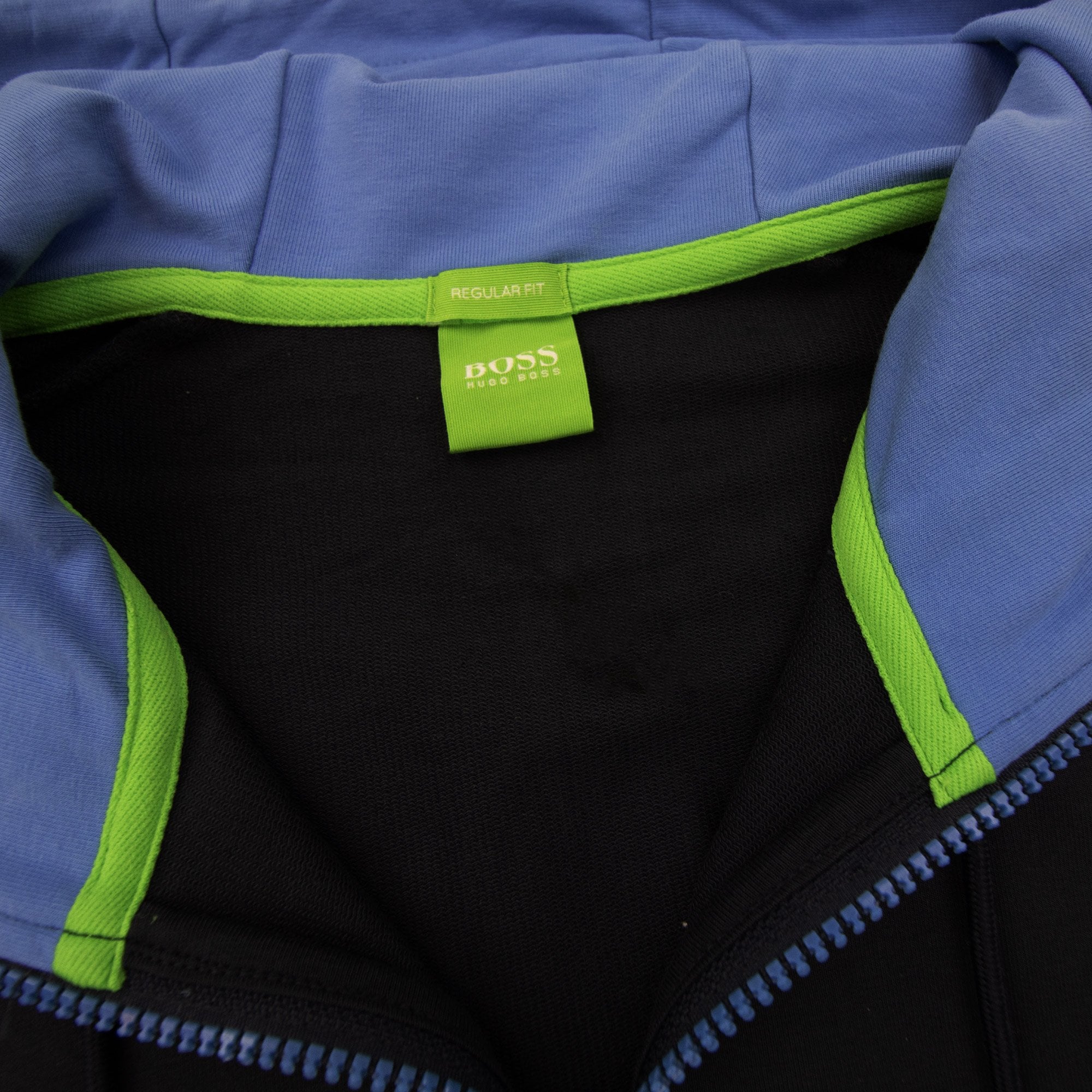 Hugo Boss Saggy Strip Arm Hoody Sweetshirt Blue
