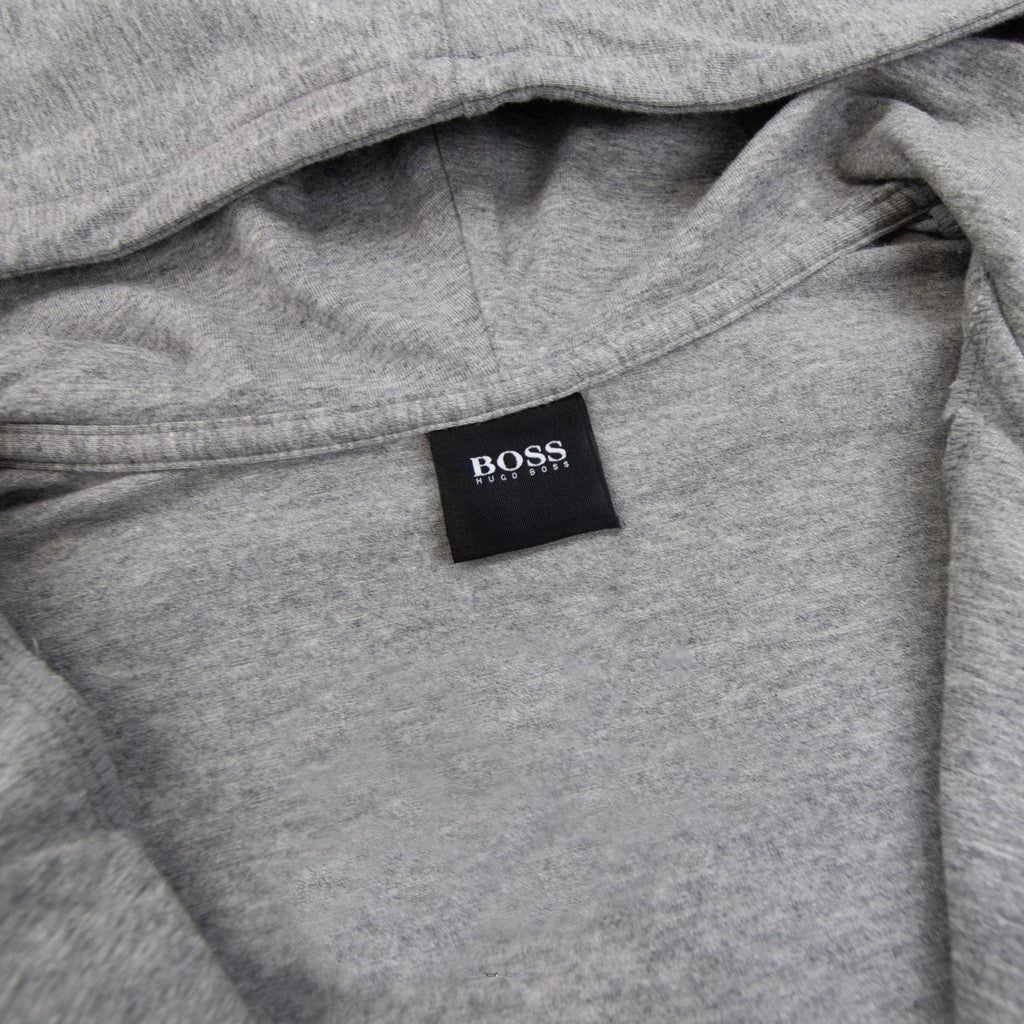 Hugo Boss Logo Zip Up Hoodied Tracksuit Jacket Grey 033