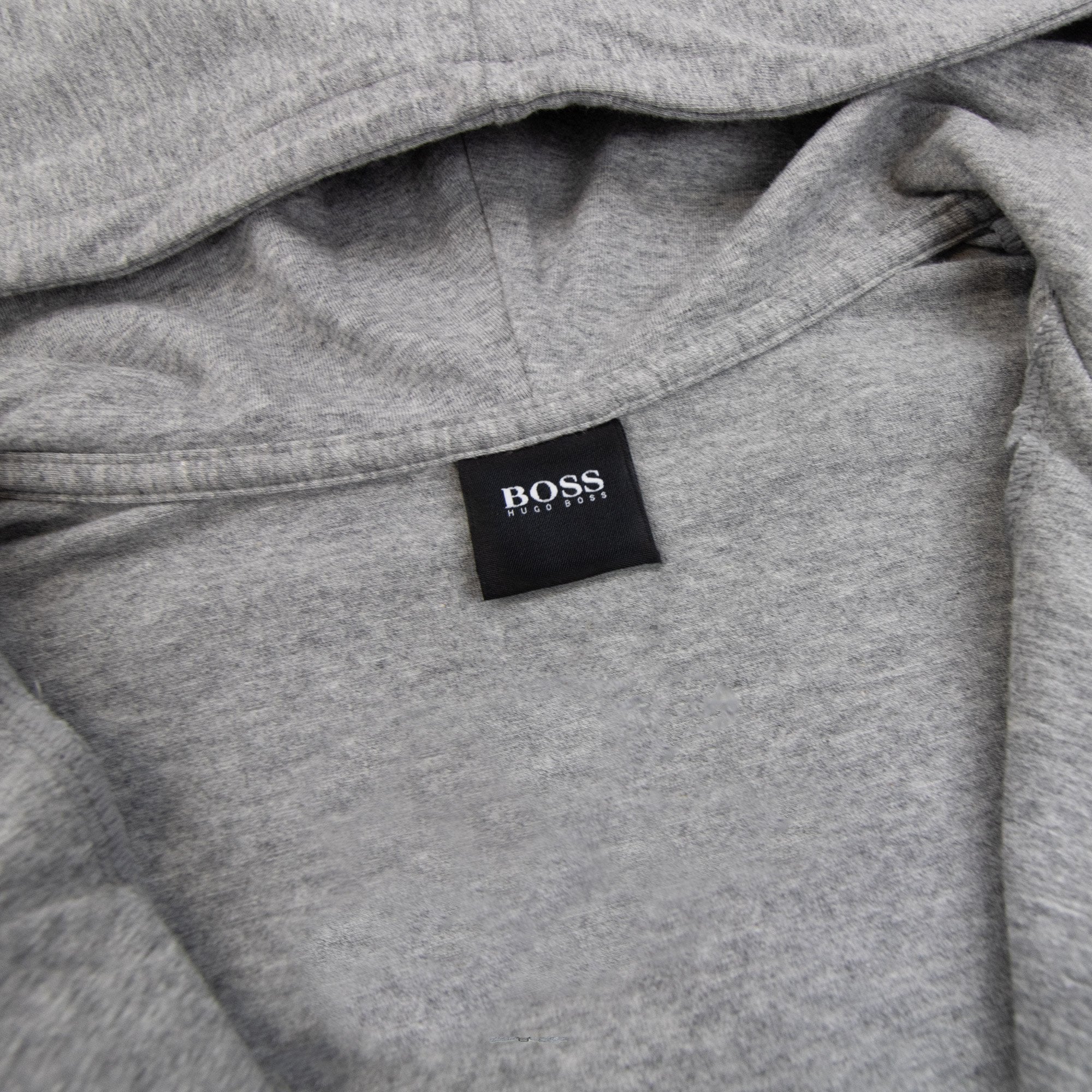 Hugo Boss Logo Zip Up Hoodied Tracksuit Jacket Grey 033