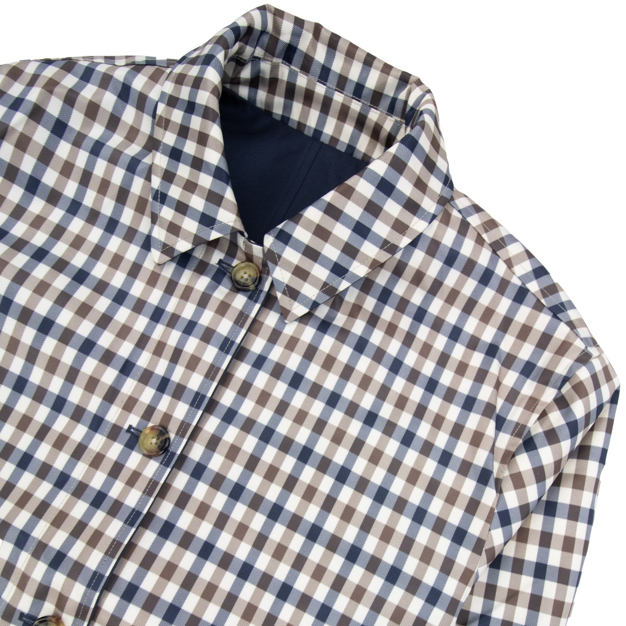 Aquascutum Archival Reversible Mid Coat Navy 11